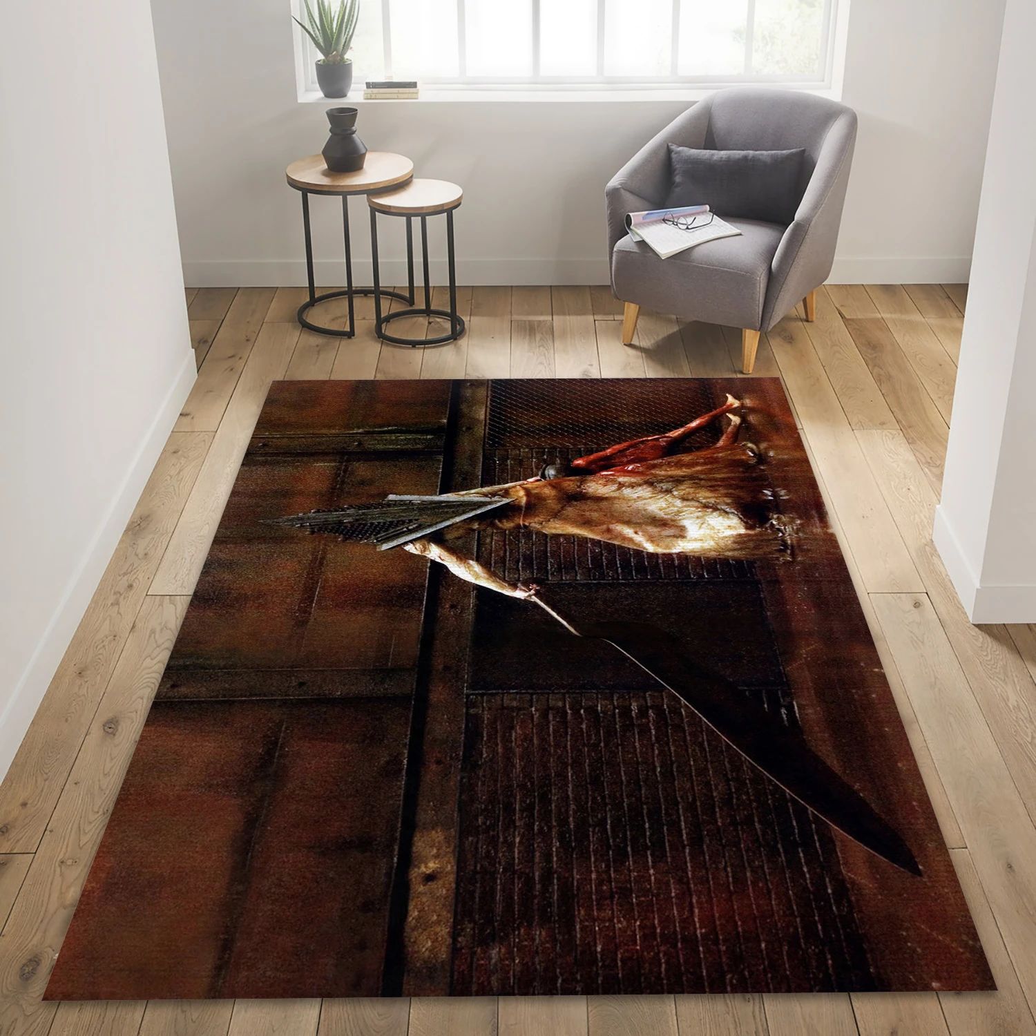 Silent Hill Video Game Reangle Rug