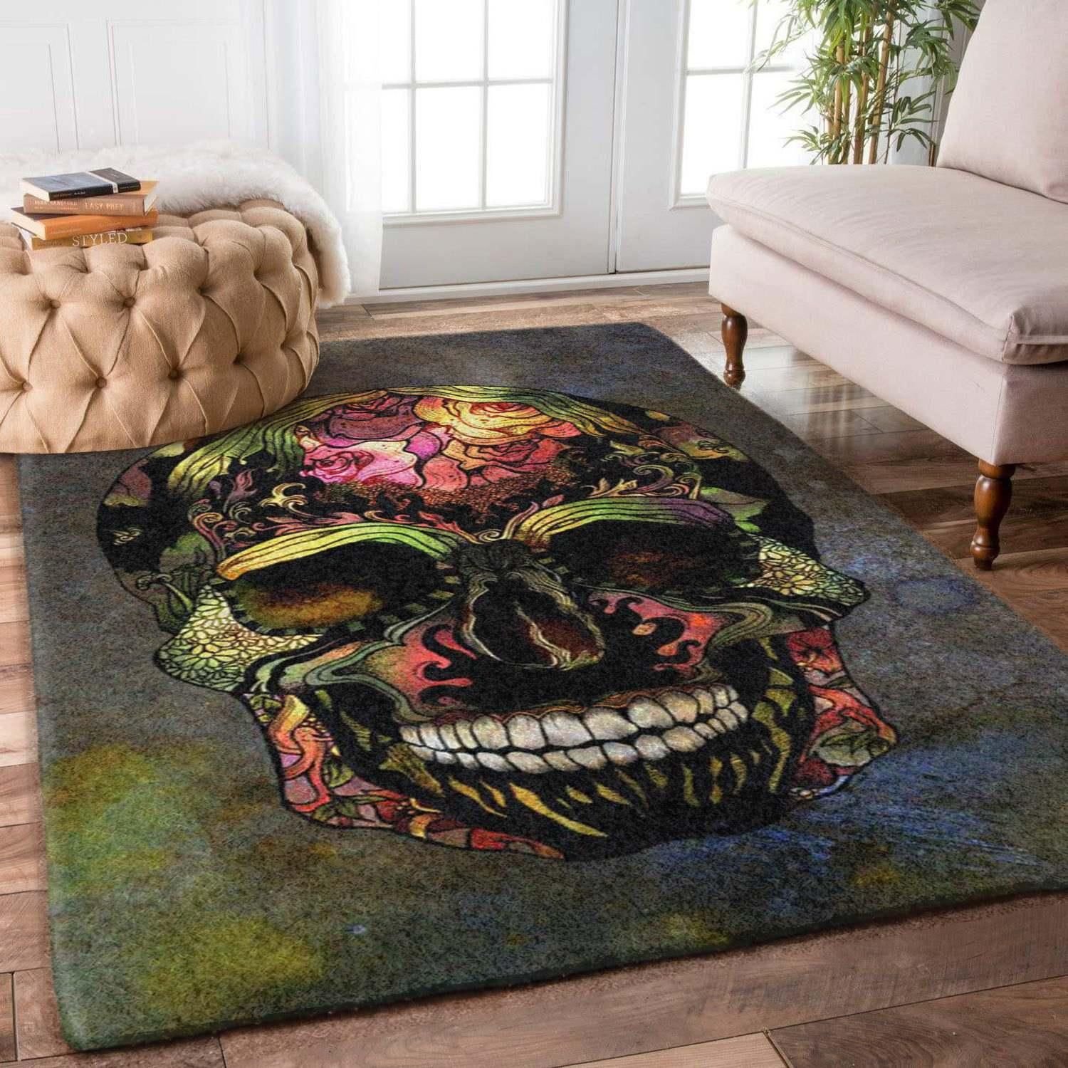 Skull Rug - Indoor Outdoor Rugs