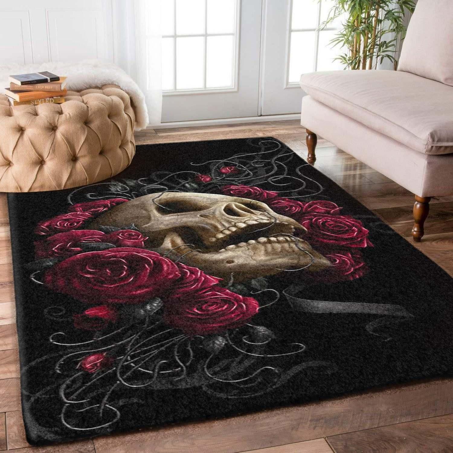 Skull Rug - Indoor Outdoor Rugs