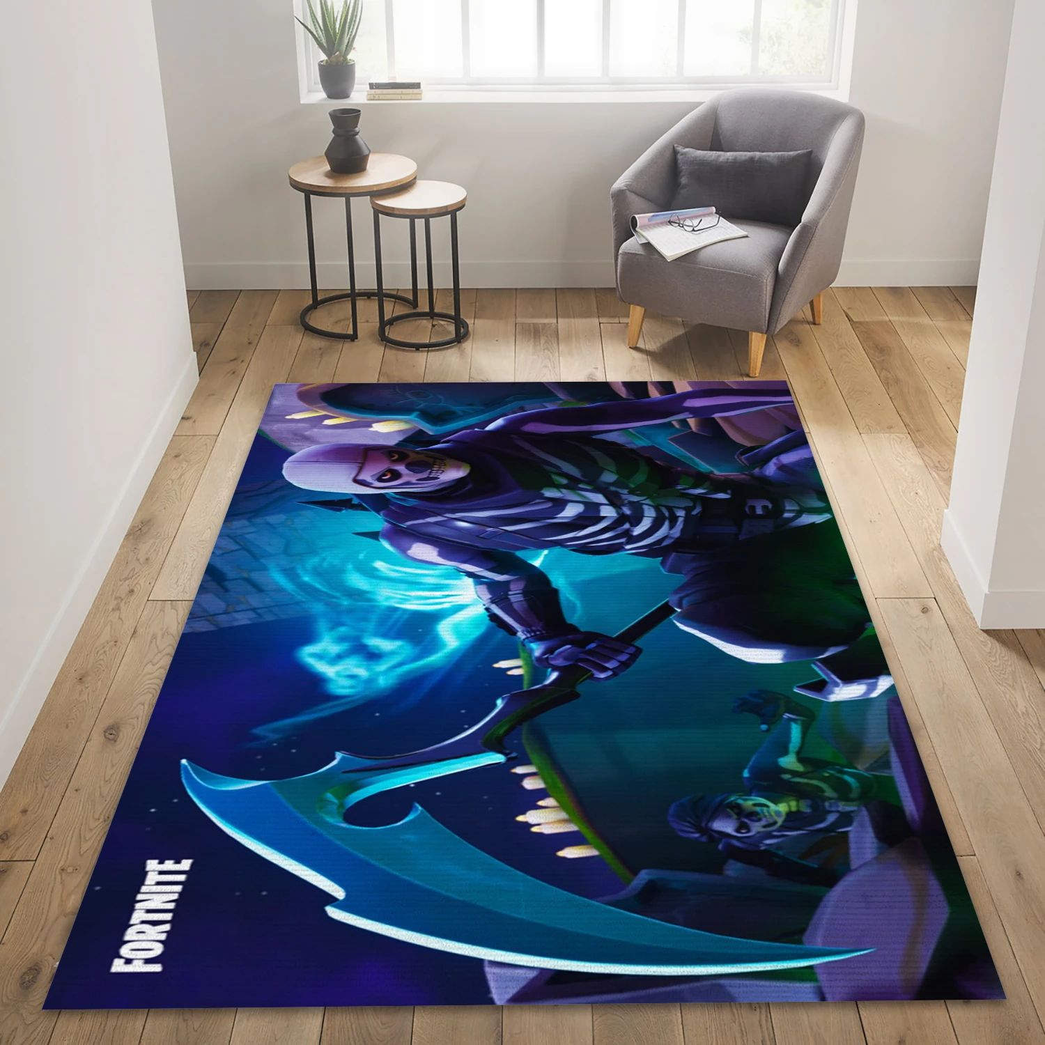 Skull Squad Game Area Rug Carpet