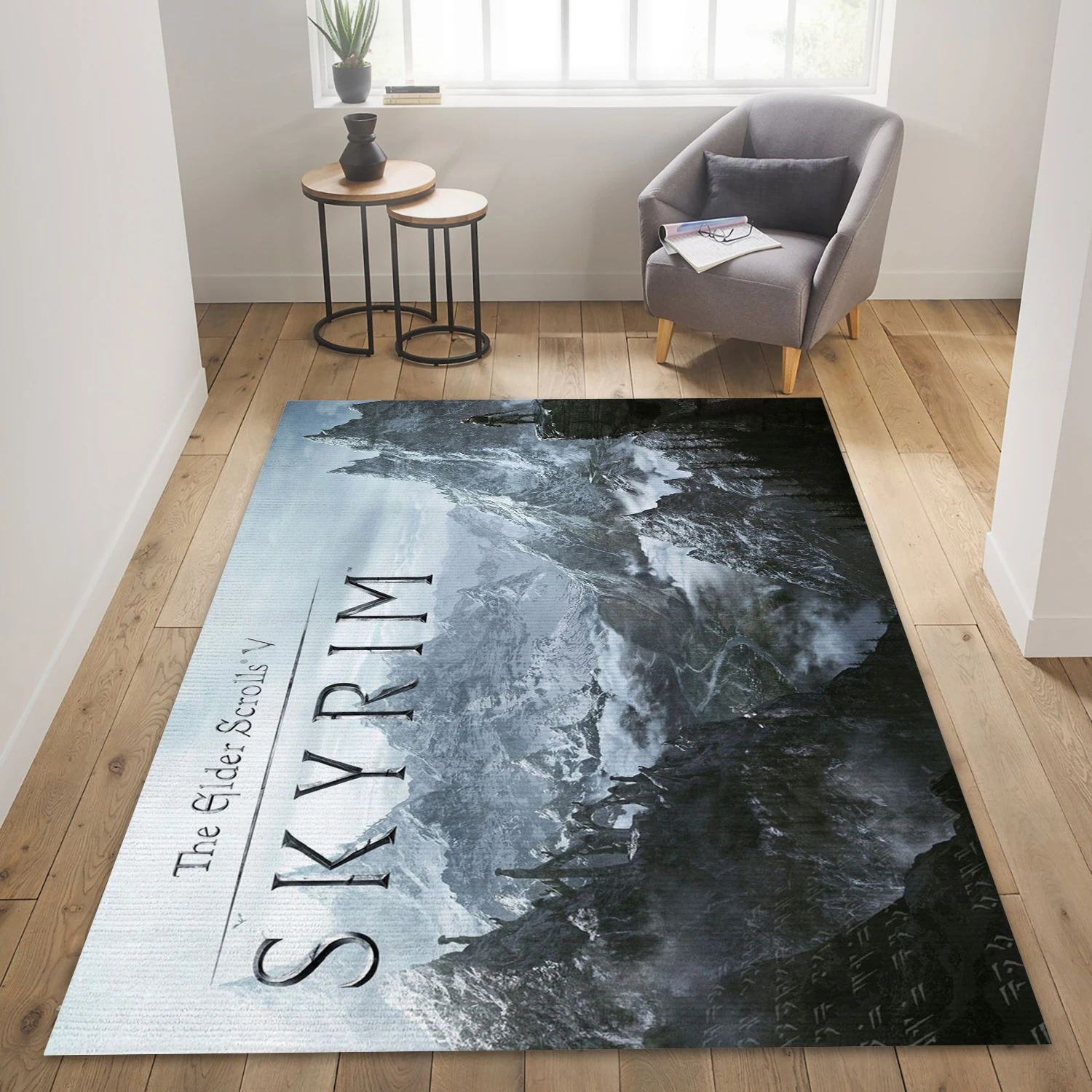 Skyrim Video Game Area Rug Area