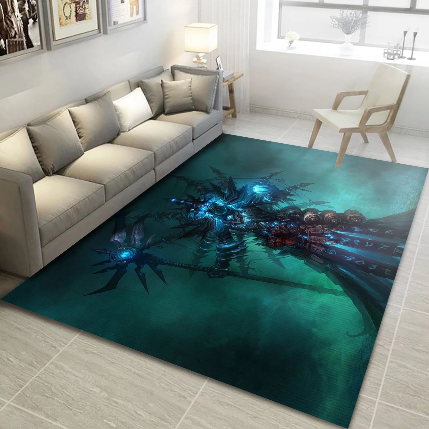 Slave Of Darkness Game Area Rug Carpet