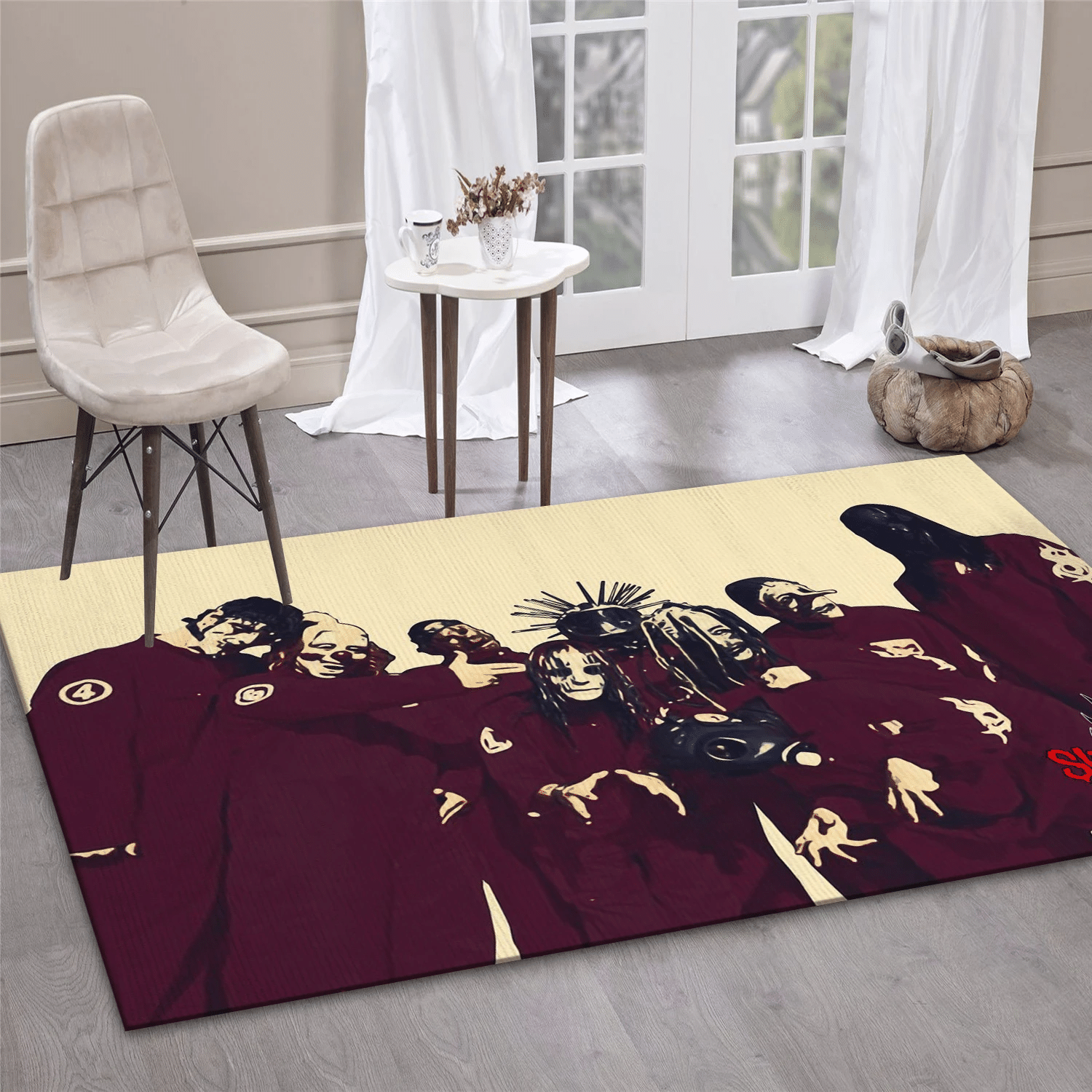 Slipknot Band 2 Music Area Rug, Living Room Rug - US Gift Decor - Indoor Outdoor Rugs 