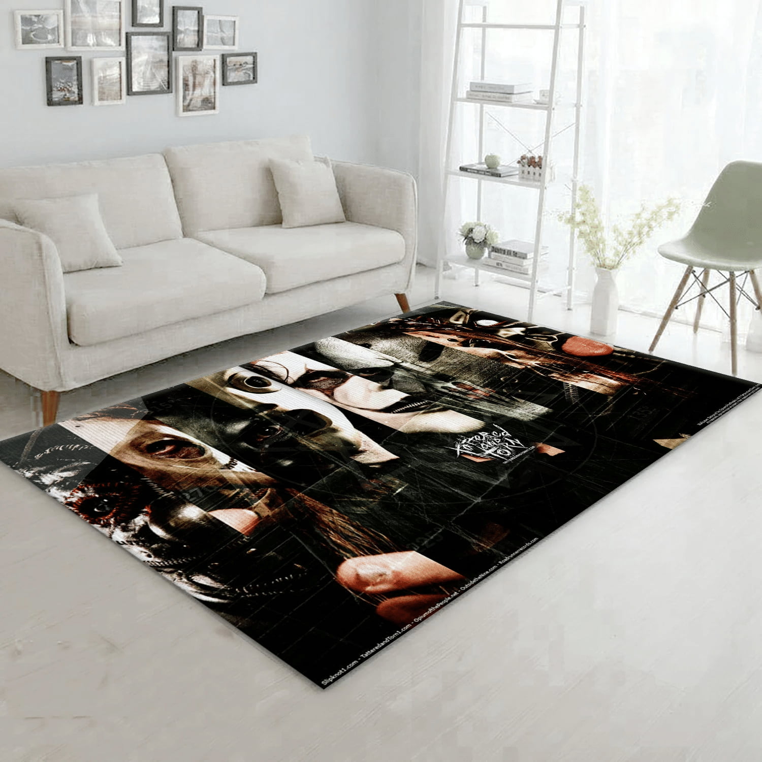 Slipknot Band 6 Music Area Rug For Christmas, Living Room Rug - Home Decor - Indoor Outdoor Rugs