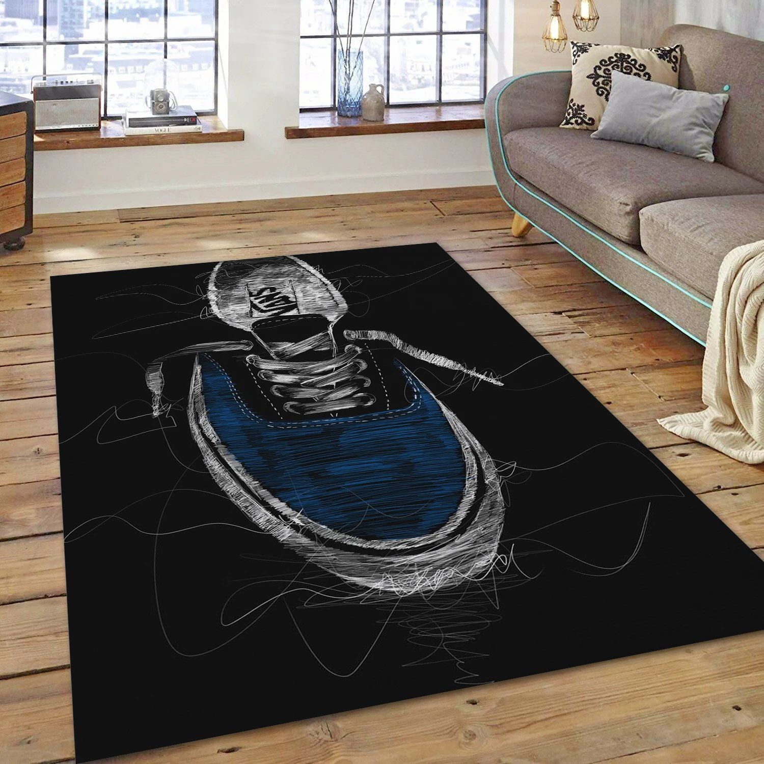 Sneakers Fashion Brand Area Rug