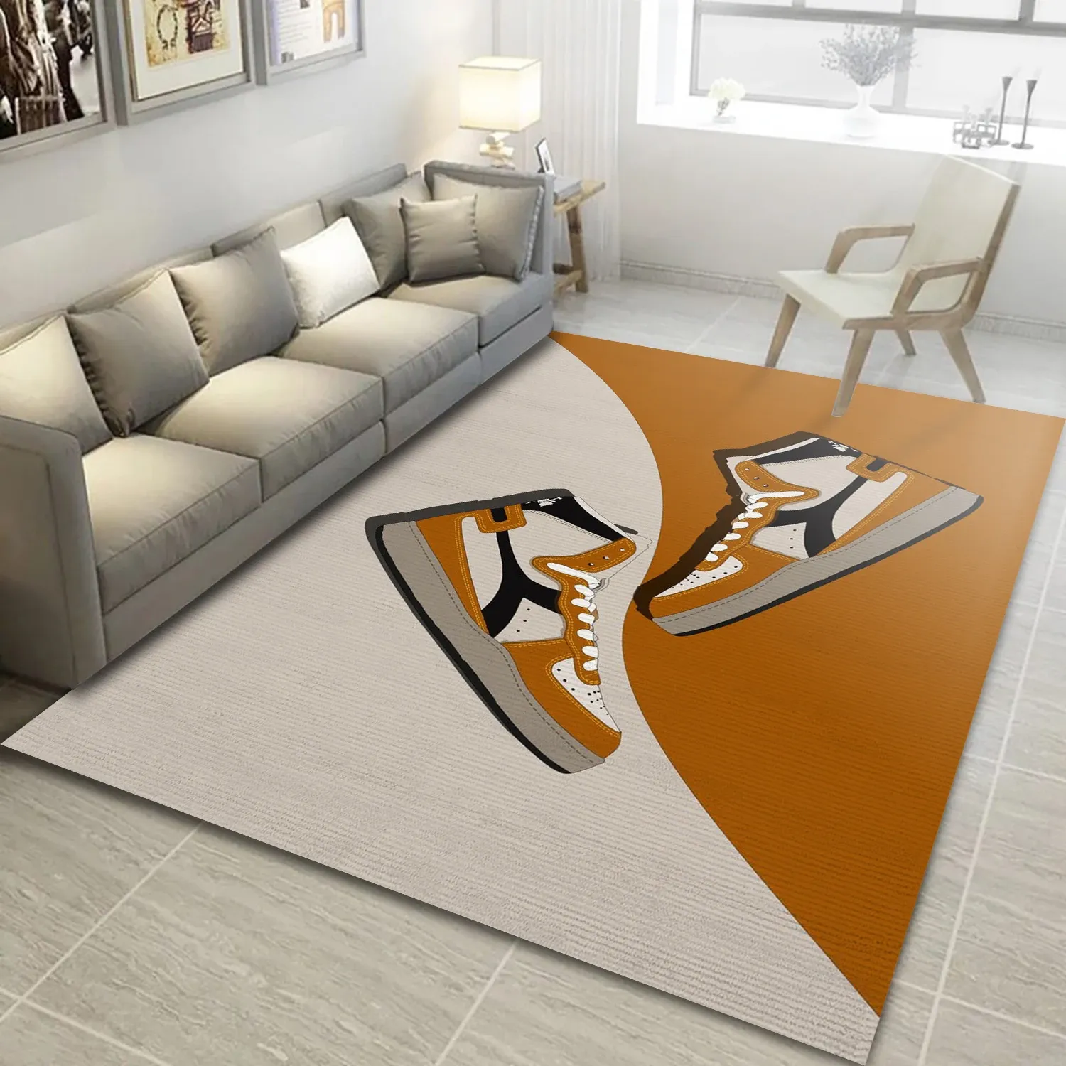 Sneakers Legend Fashion Brand Rectangle Rug