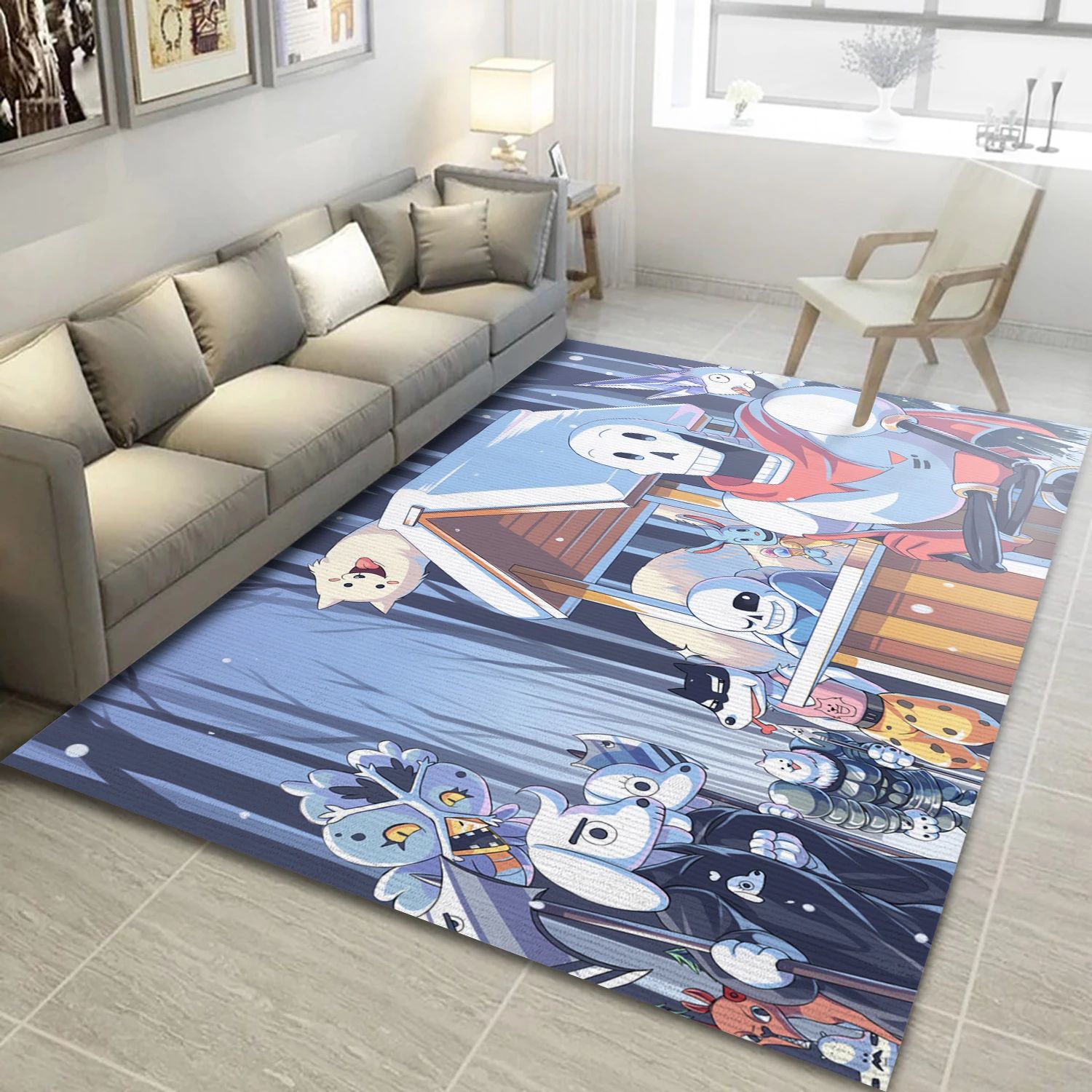 Snowdin Game Area Rug Carpet