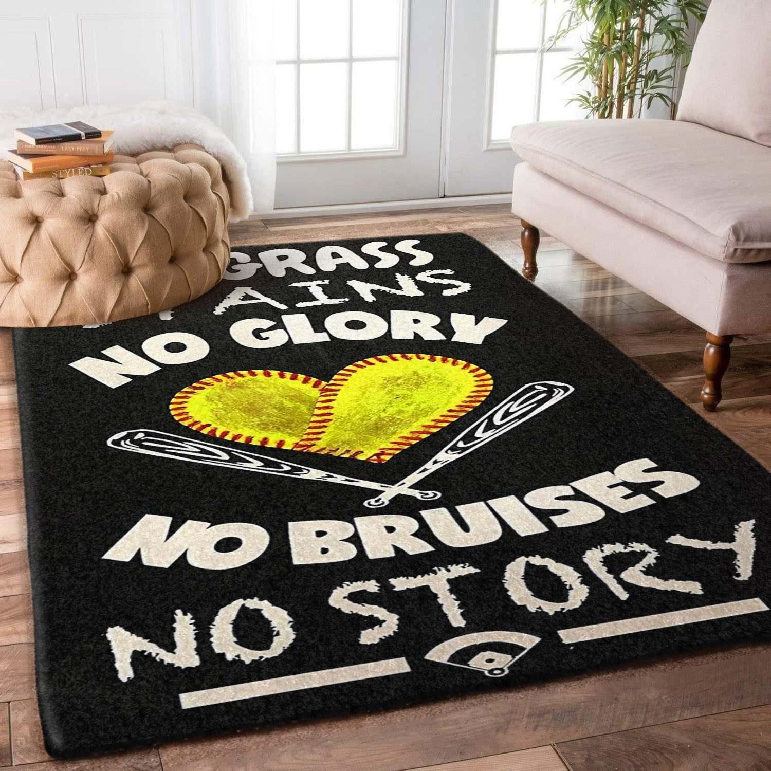 Softball Rug - Indoor Outdoor Rugs