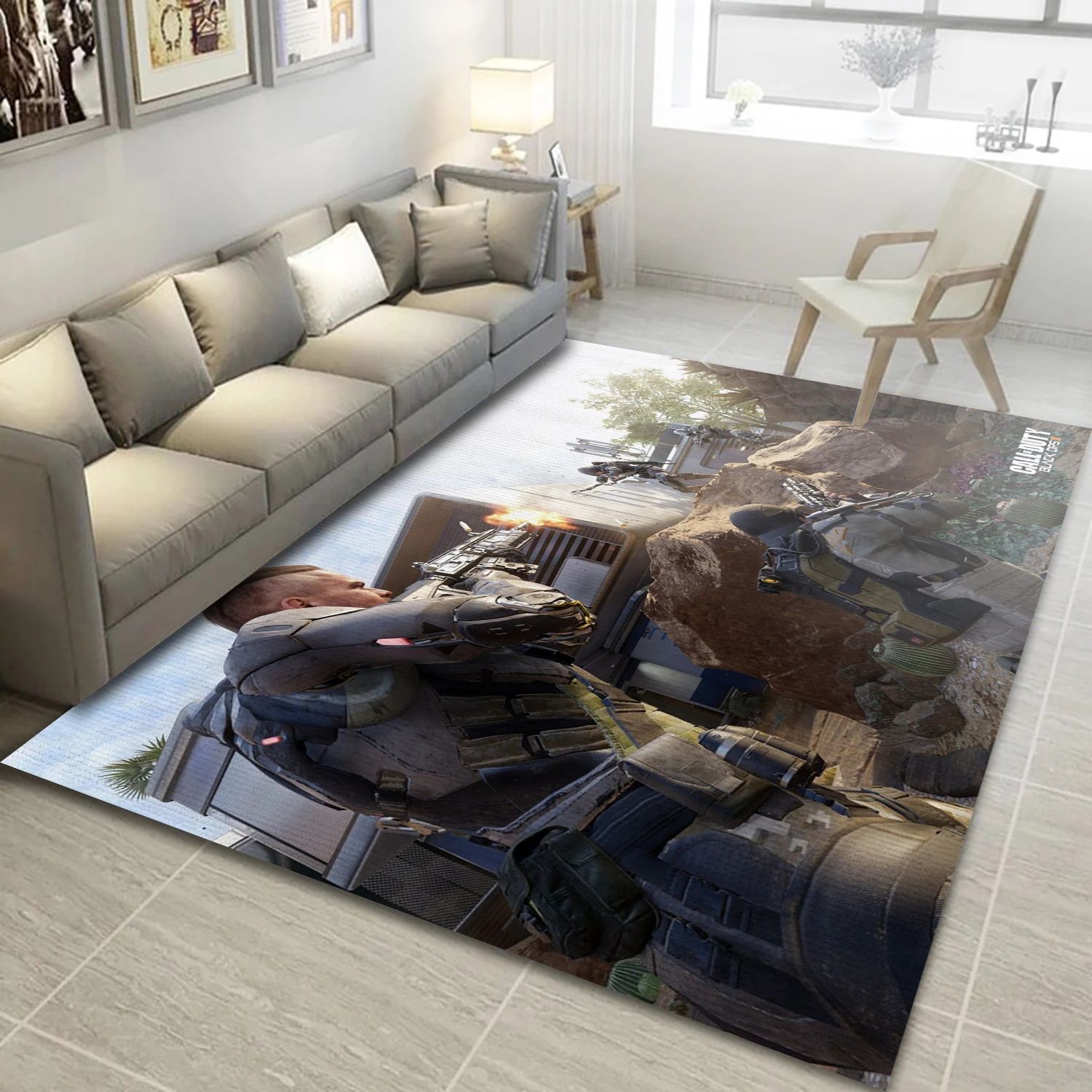 Soldier Gaming Area Rug