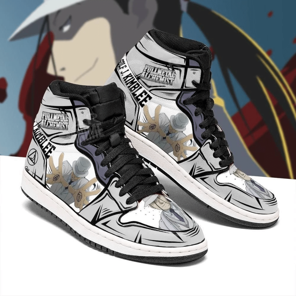 Solf J Kimblee Fullmetal Alchemist Anime Air Jordan 2021 Shoes Sport Sneakers