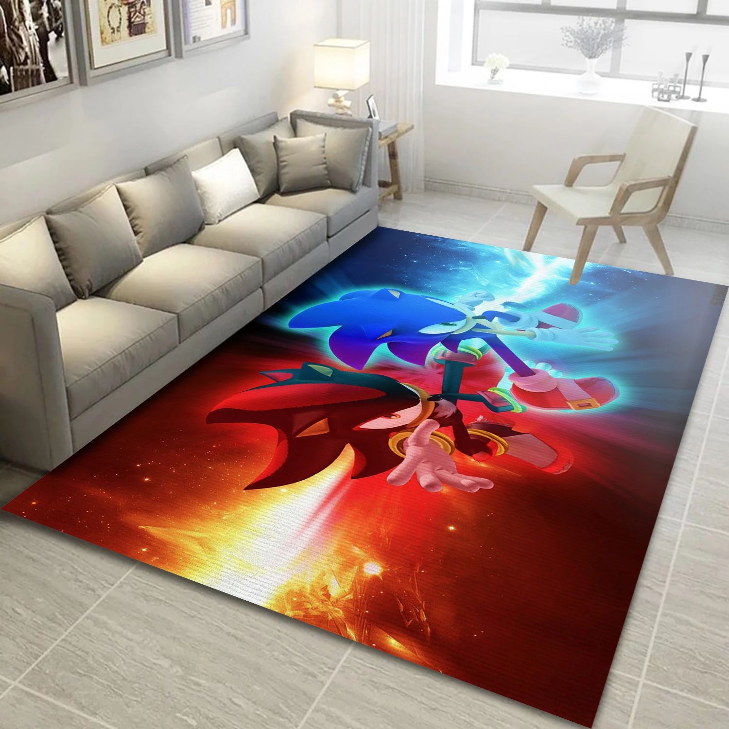 Sonic Adventure 593 Game Area Rug Carpet