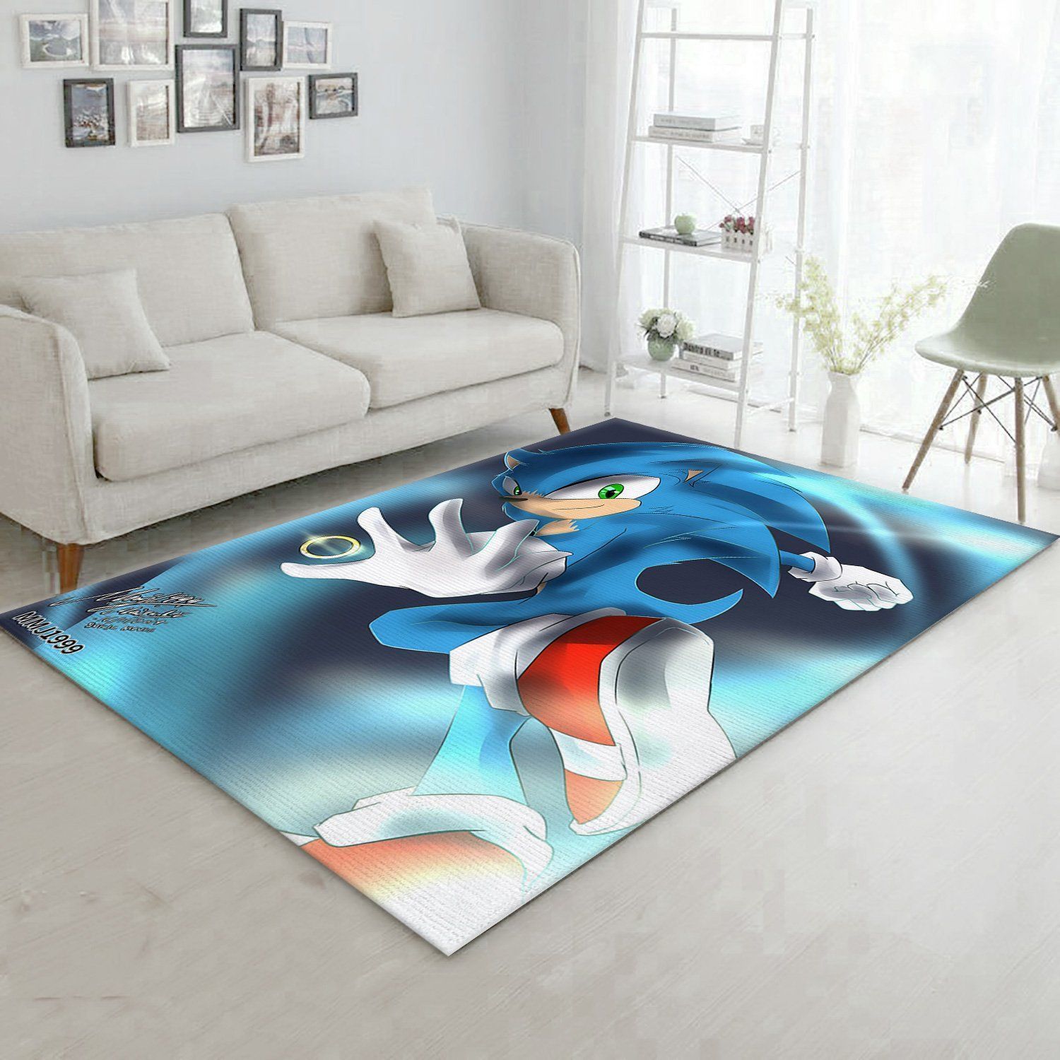 Sonic Area Rug Carpet, Kitchen Rug, Family Gift US Decor - Indoor Outdoor Rugs