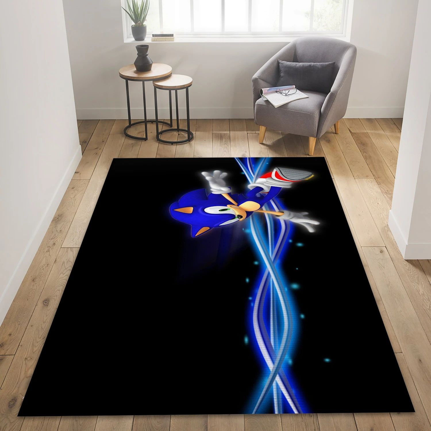 Sonic Unleashed Video Game Area Rug Area