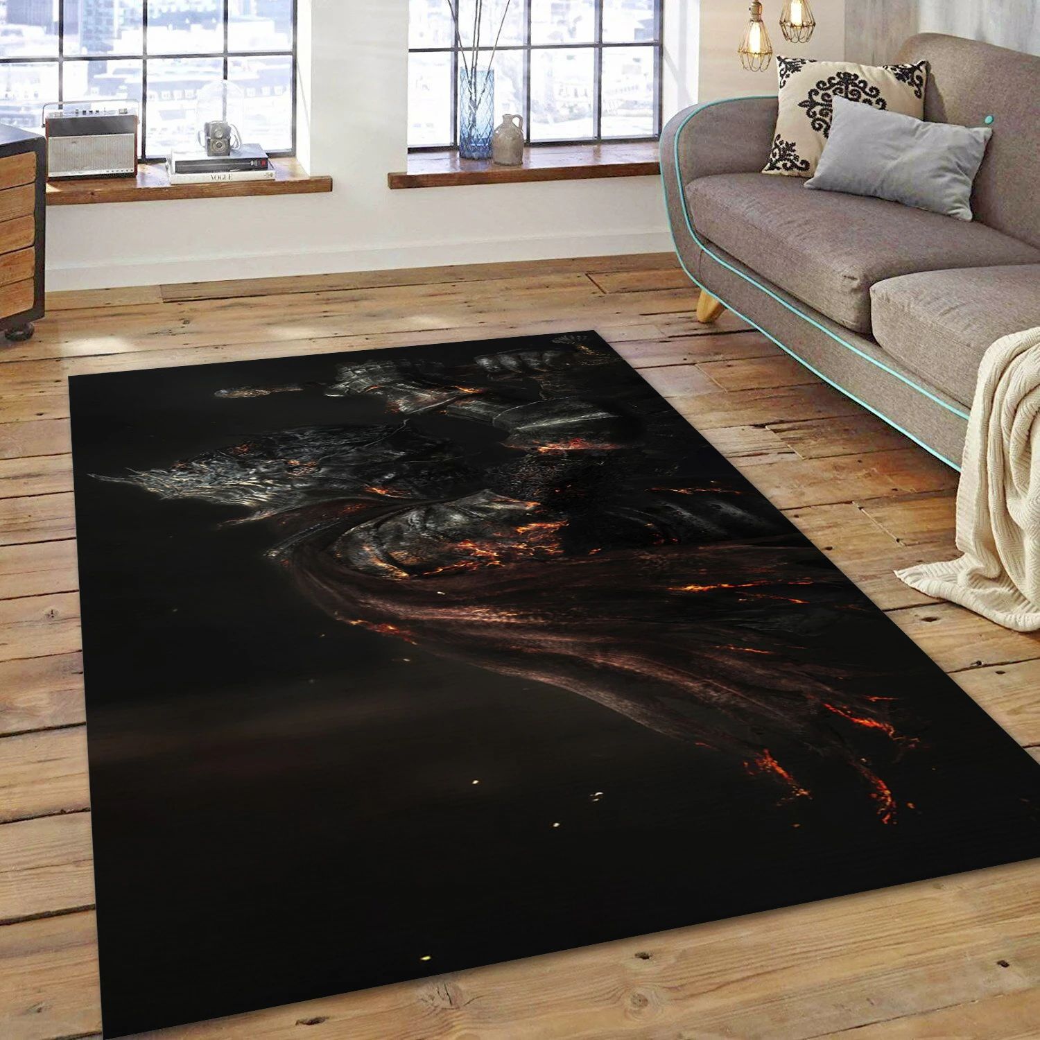 Soul Of Cinder Gaming Area Rug