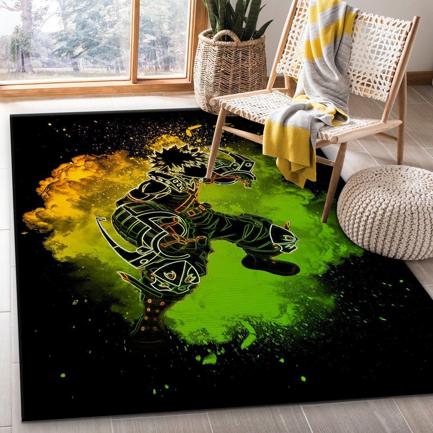 Soul Of Explosion Area Rug