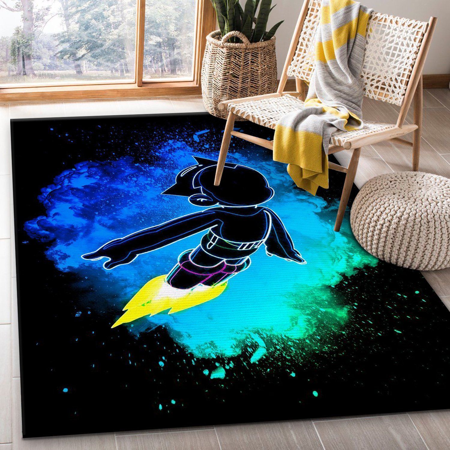 Soul Of The Android Area Rug Carpet