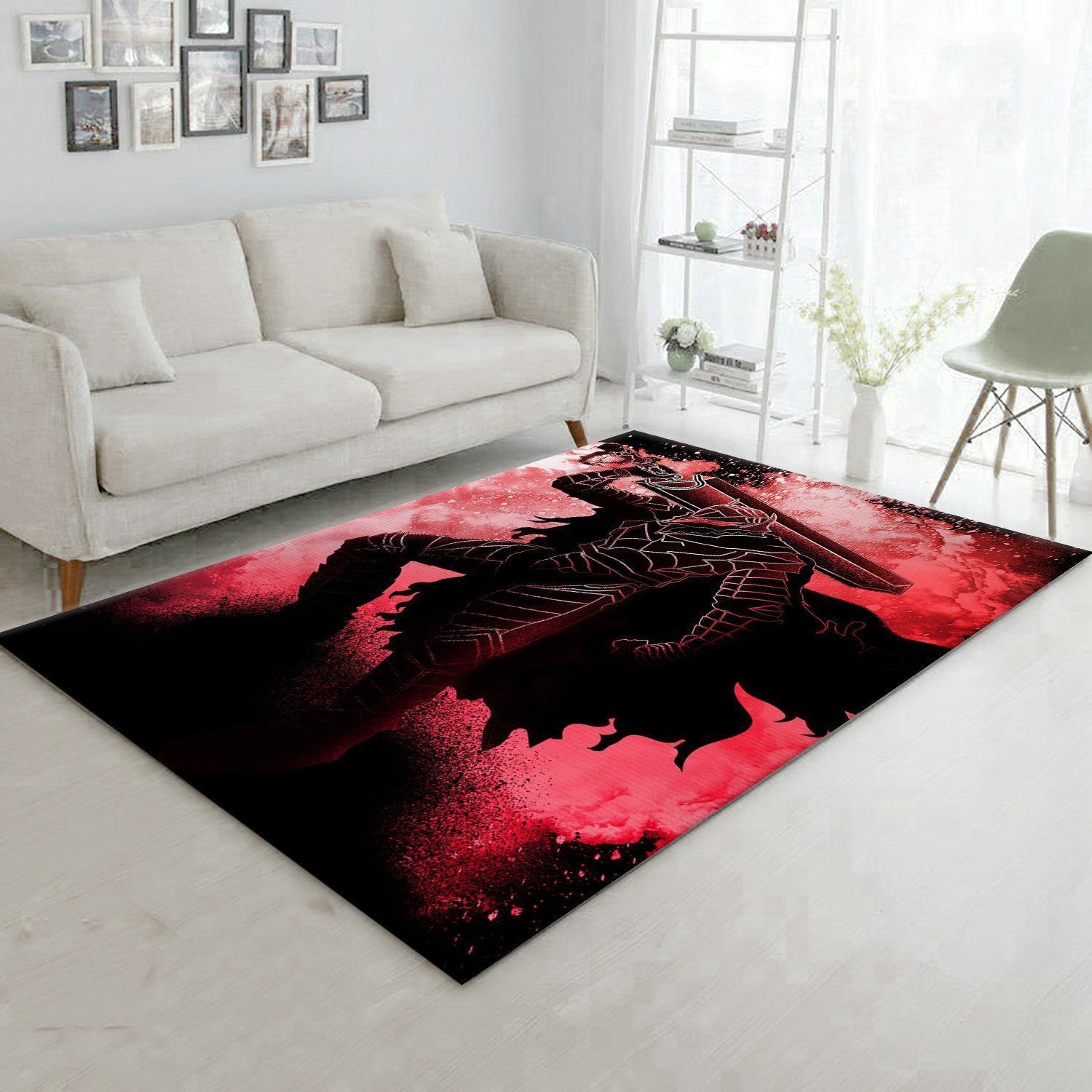 Soul Of The Berserker Area Rug