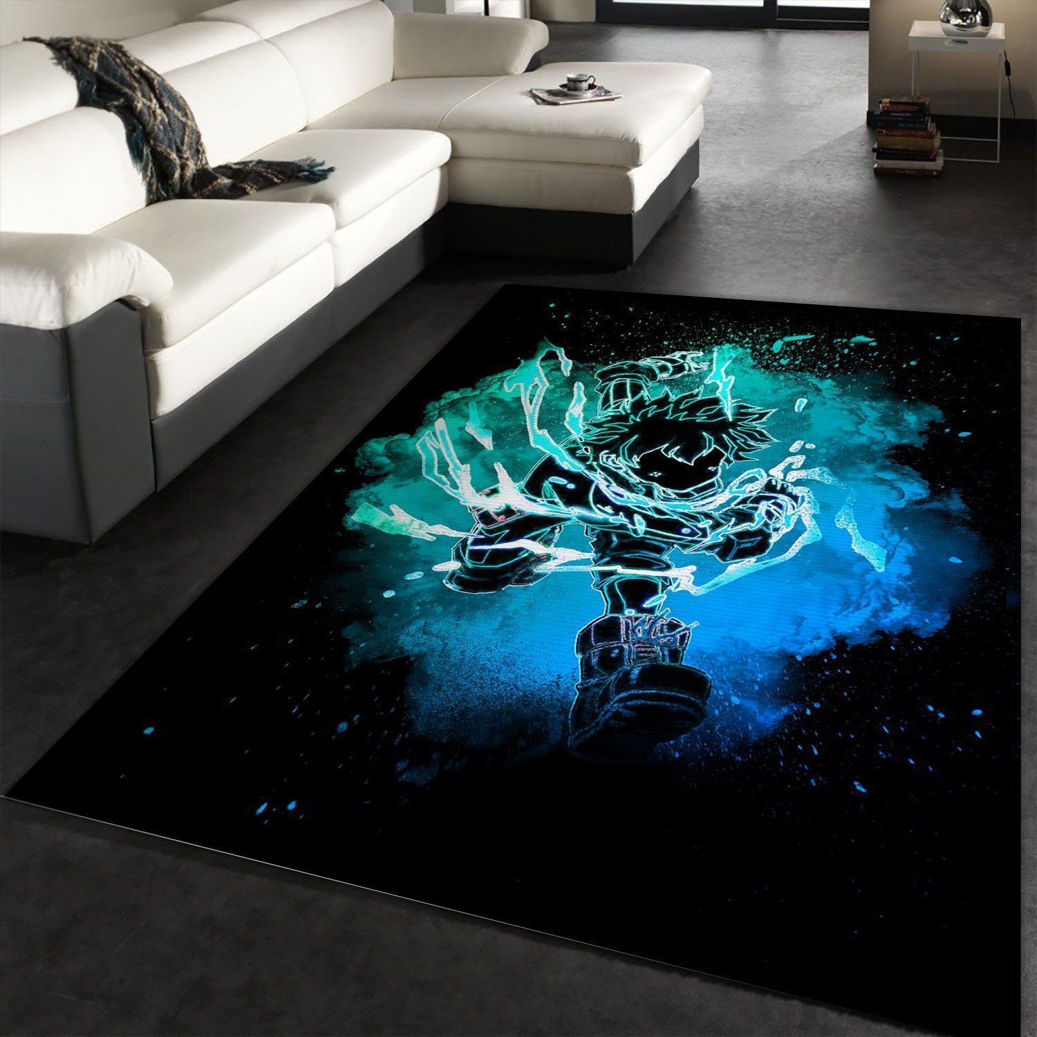 Soul Of The Black Whip Area Rug Carpet