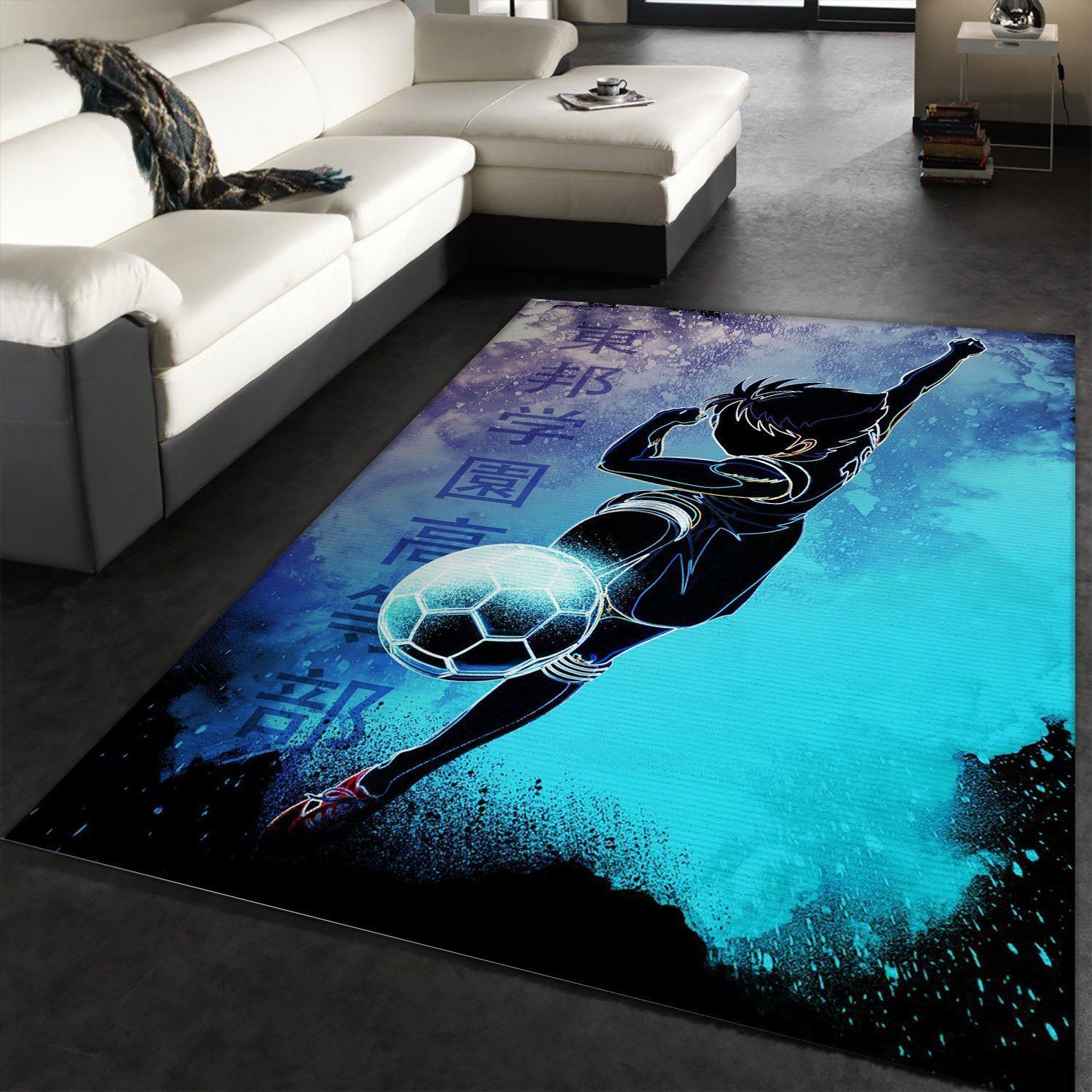 Soul Of The Fierce Tiger Manga Hero Area Rug, Bedroom, Family Gift US Decor - Indoor Outdoor Rugs