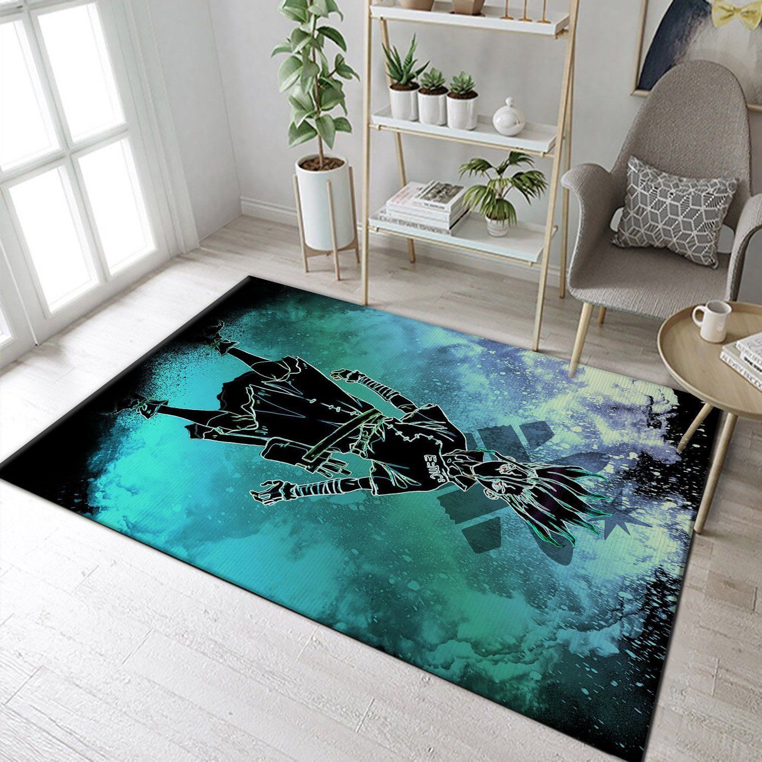 Soul Of The Genius Anime Hero Area Rug