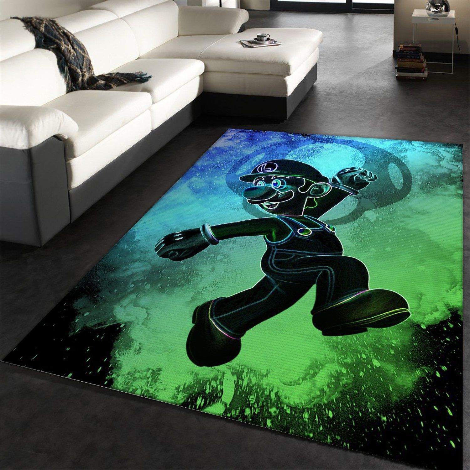 Soul Of The Green Plumber Area Rug