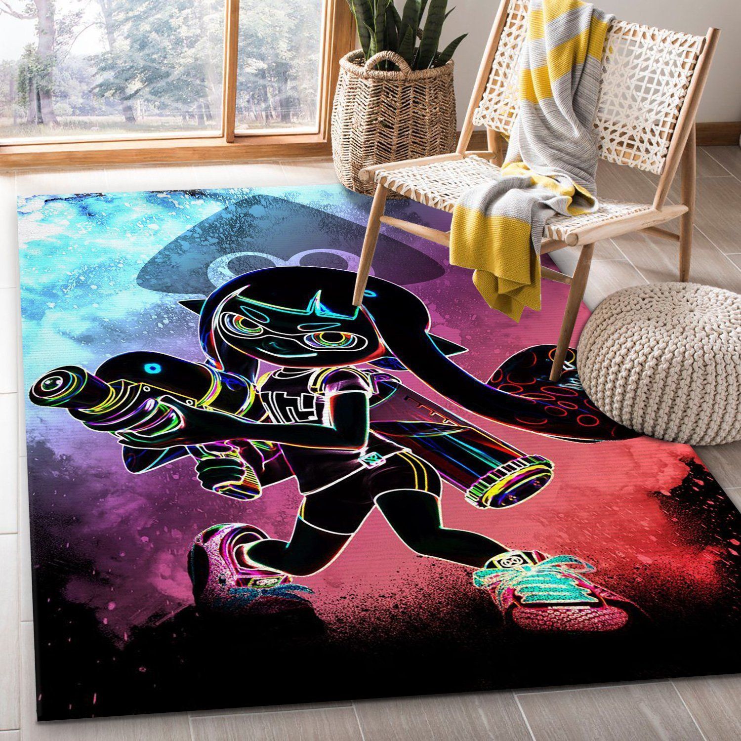 Soul Of The Ink Manga Hero Area Rug