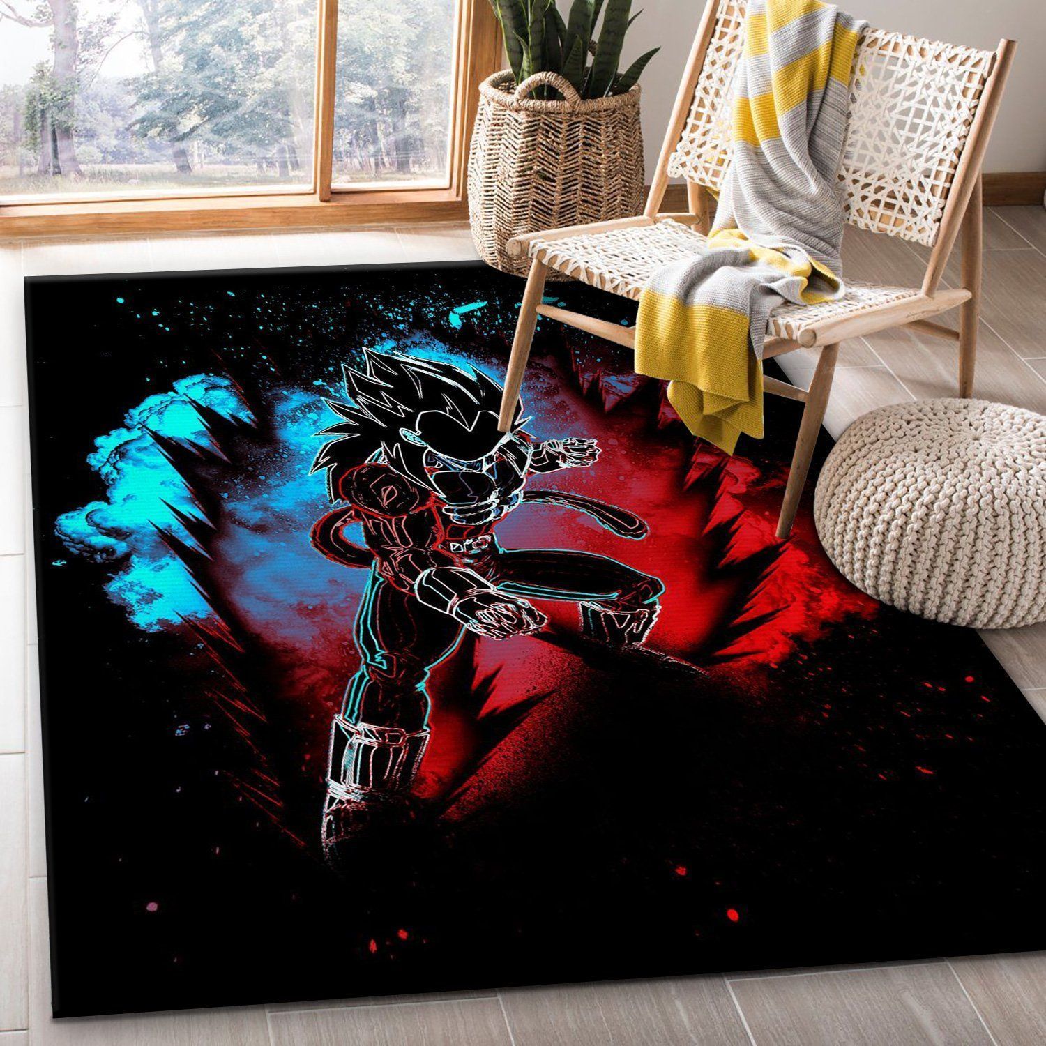 Soul Of The Oozaru Power 2 Area Rug