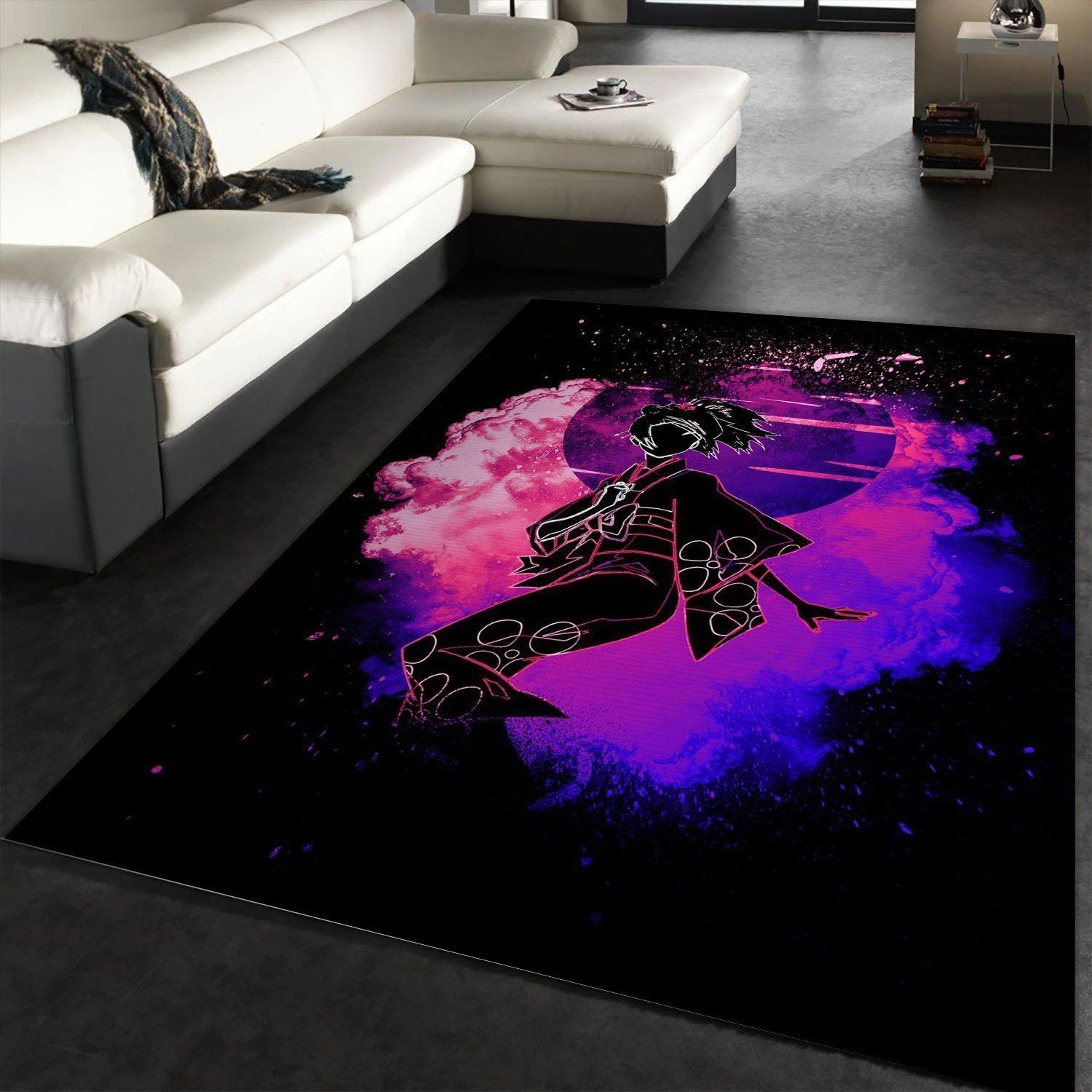 Soul Of The Pink Kimono Area Rug For Christmas