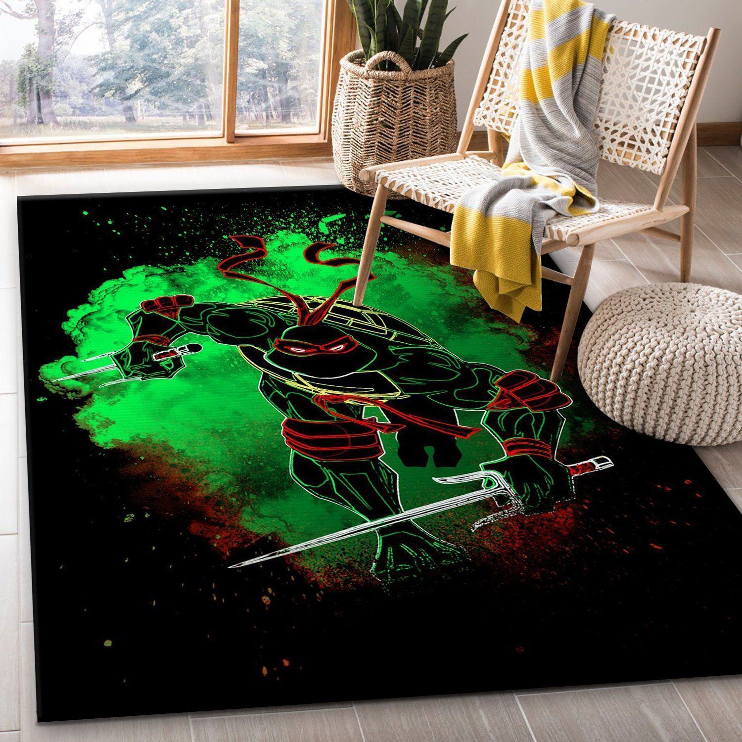 Soul Of The Red Mutant Area Rug