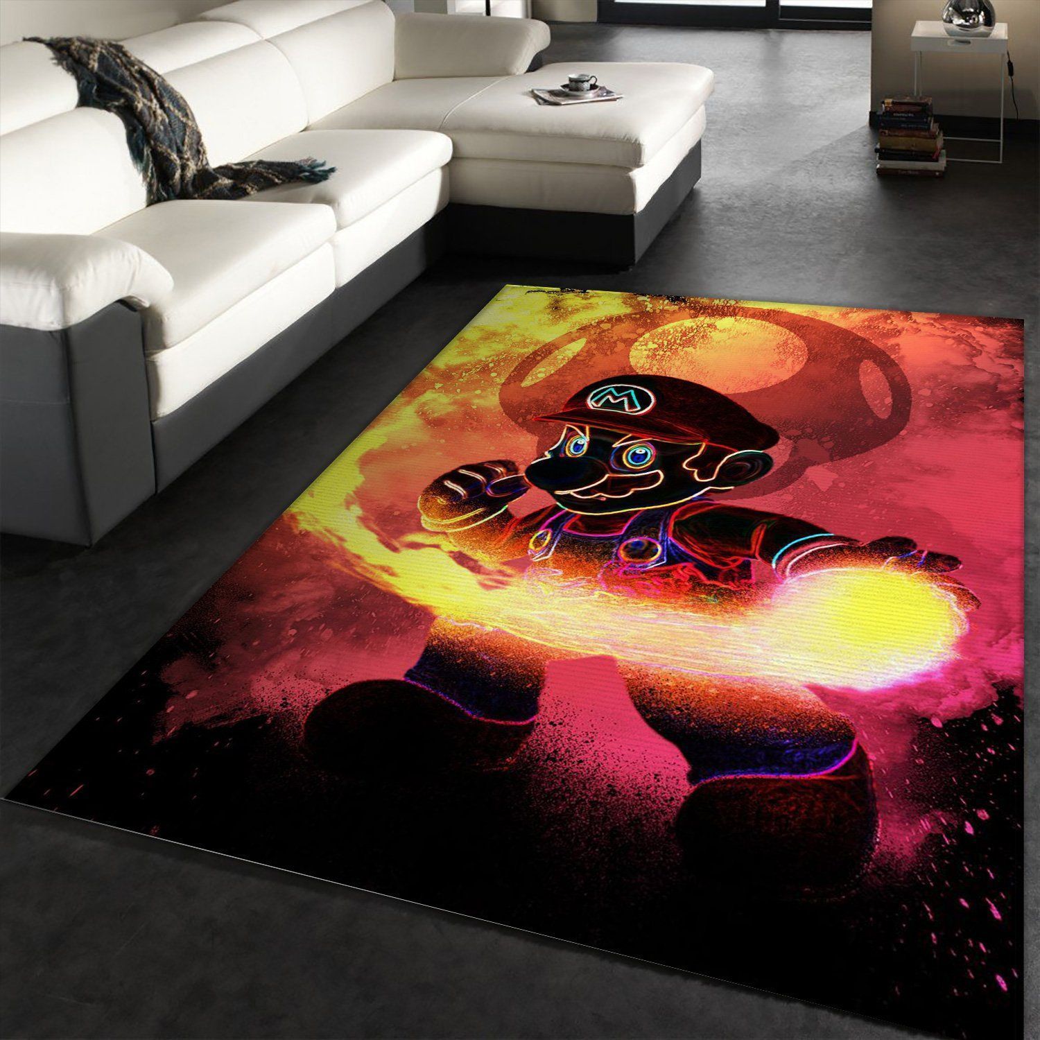 Soul Of The Red Plumber Area Rug Carpet