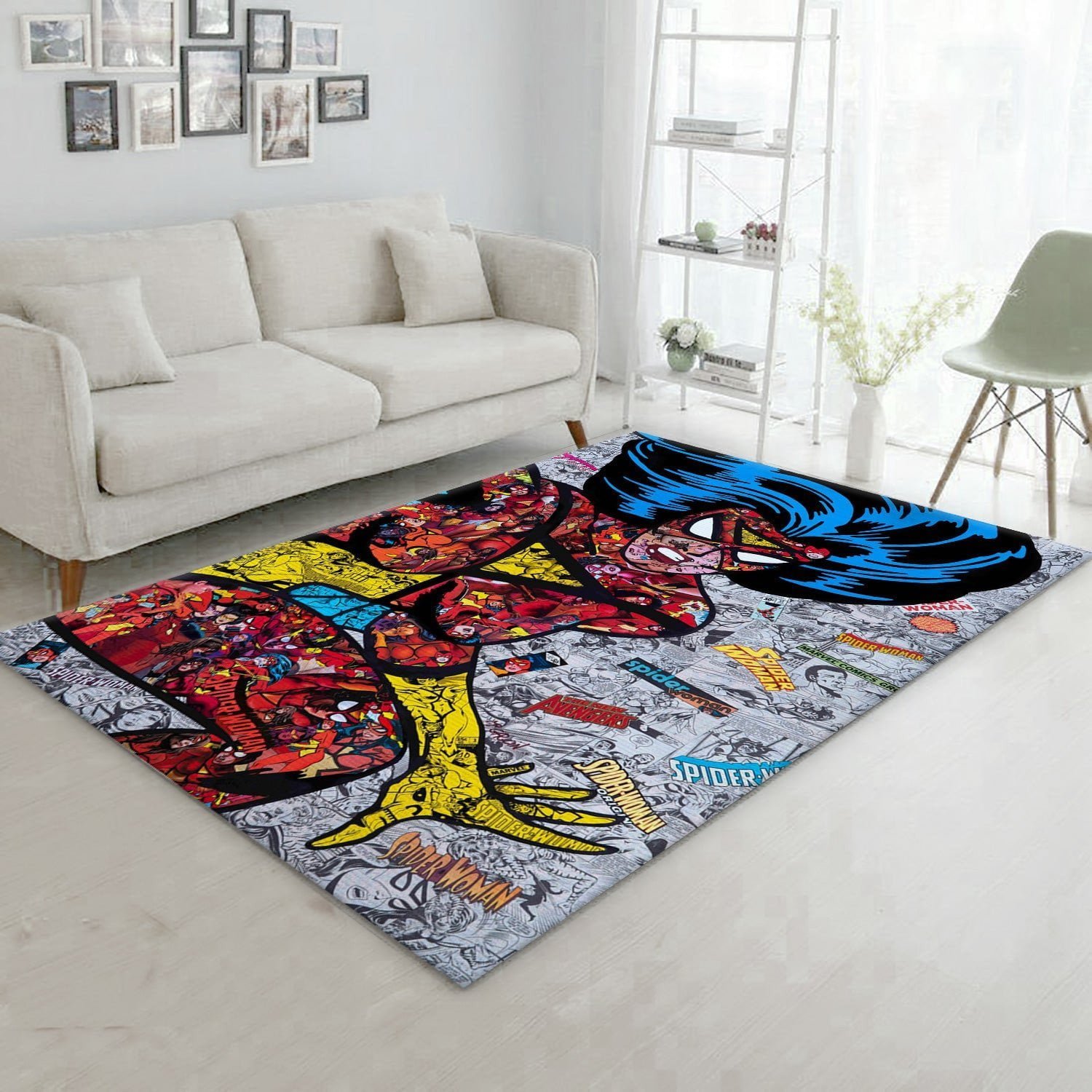 Spider Woman Movie Area Rug