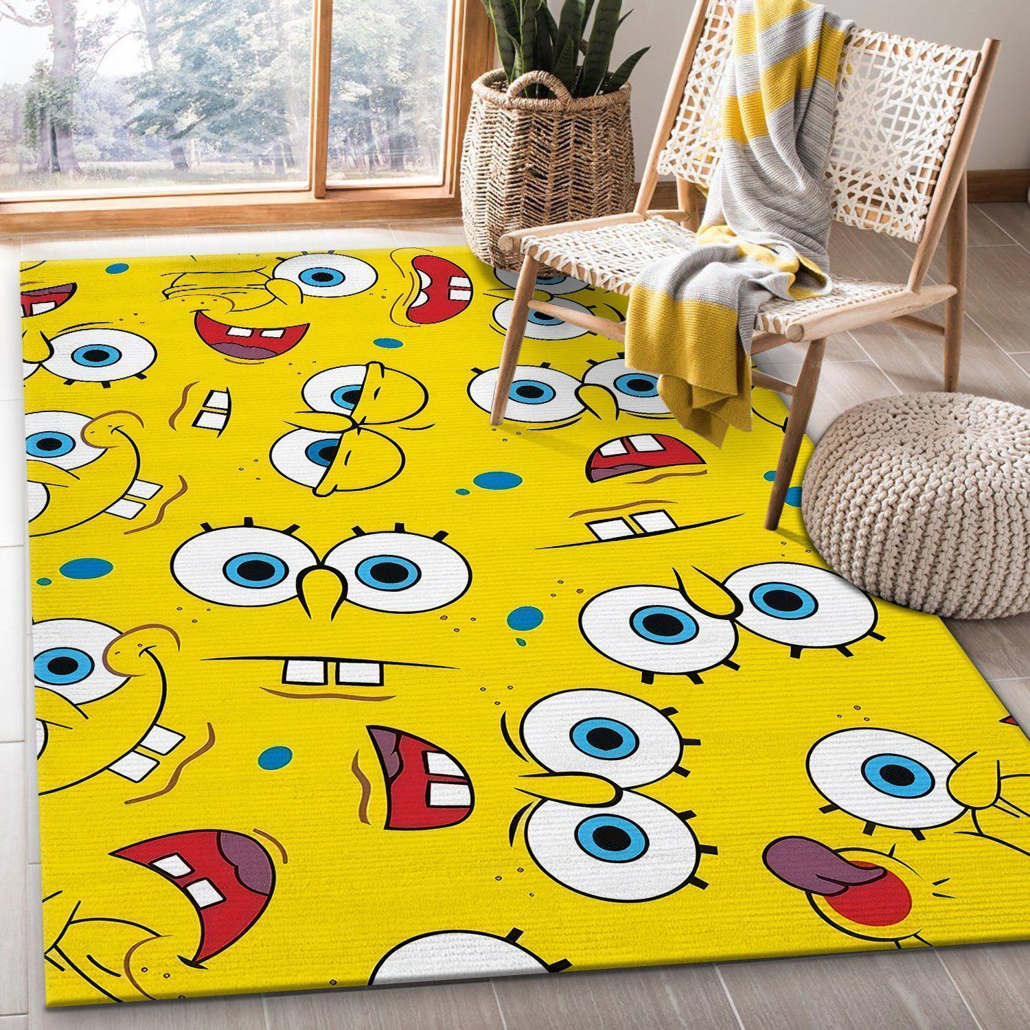 Spongebob SquarePants Area Rugs Living Room Carpet Local Brands Floor Decor The US Decor - Indoor Outdoor Rugs