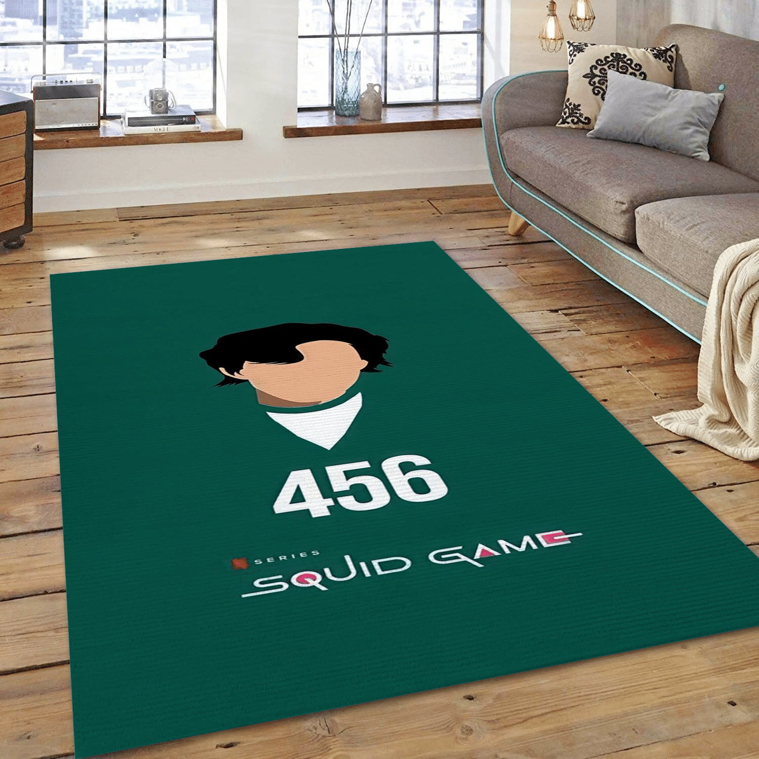 Squid Game 456 Rug