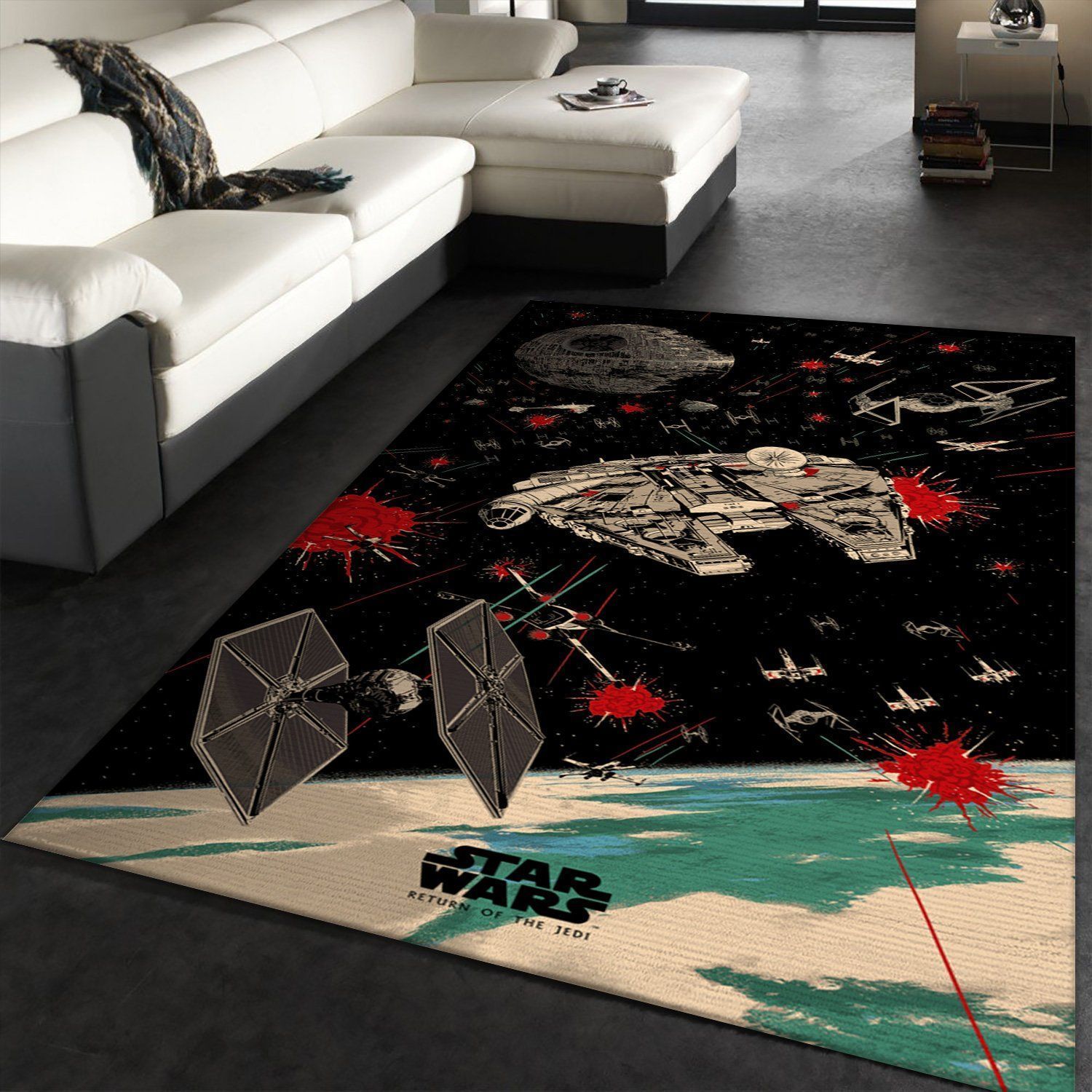 Star Wars SuperHero Movies Area Rugs Living Room Carpet FN281101 Christmas Gift Floor Decor The US Decor - Indoor Outdoor Rugs