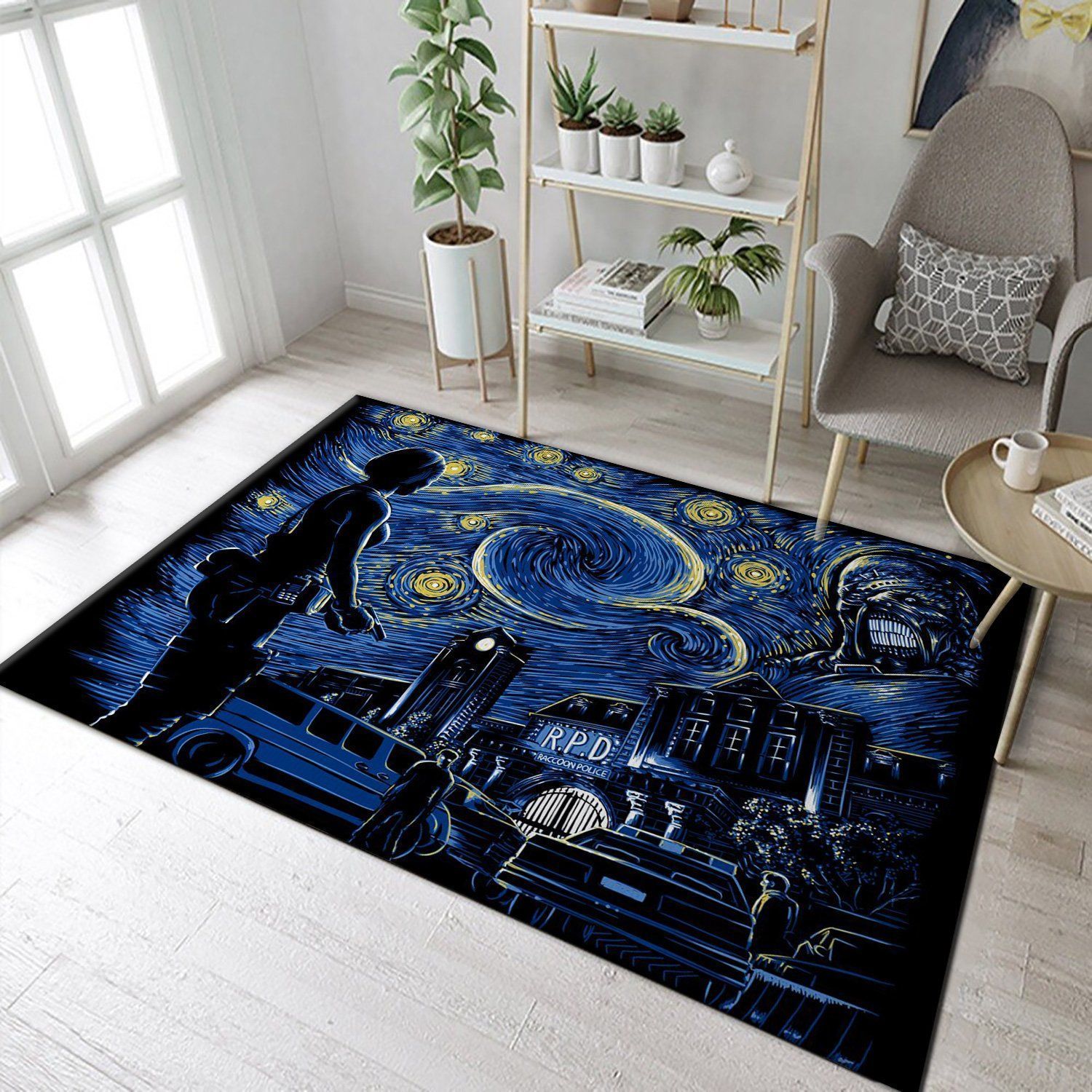 Starry Evil Area Rug Carpet