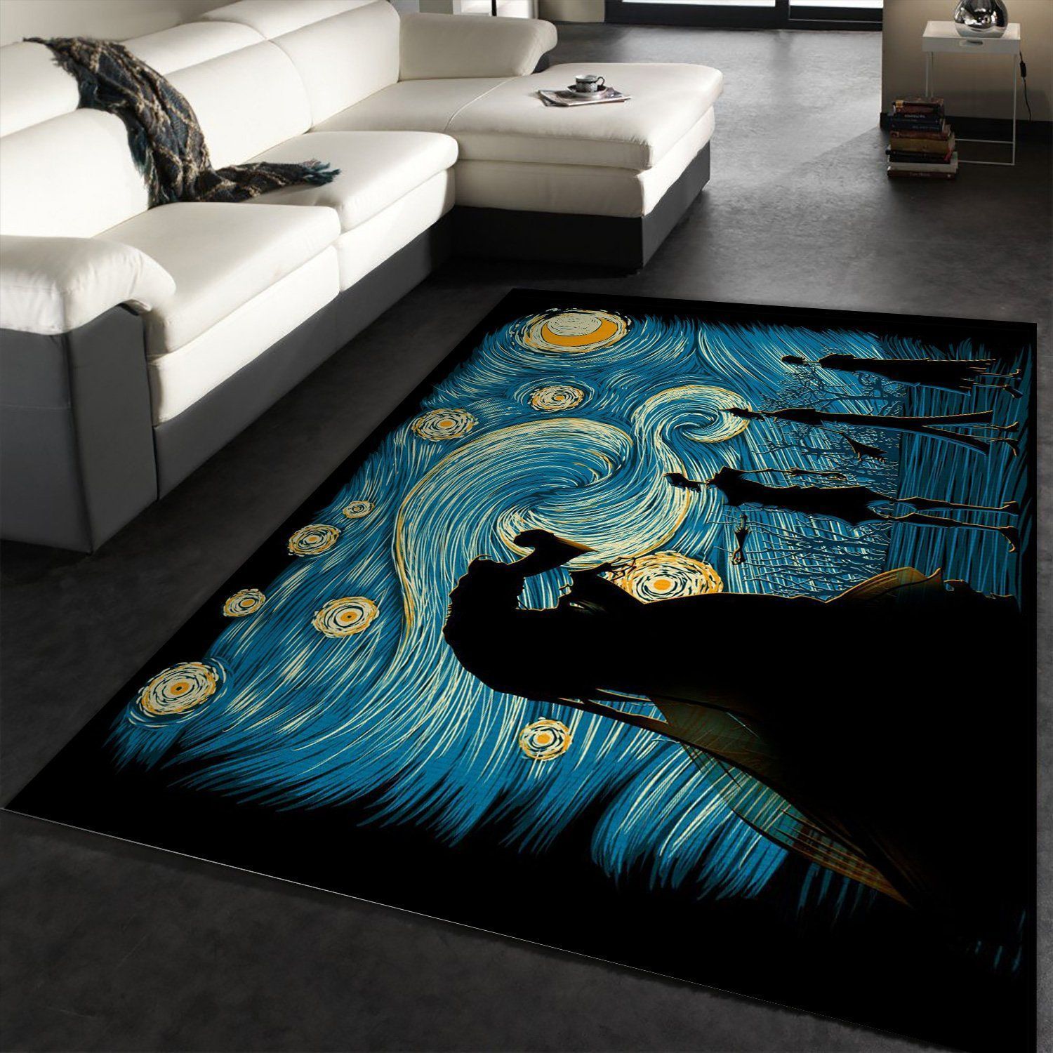 Starry Hallows Starry Art Area Rug