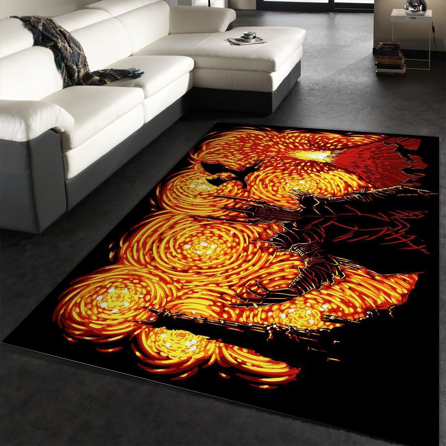 Starry Middle Earth Area Rug