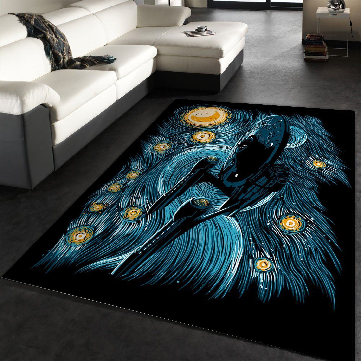 Starry Trek Starry Art Area Rug