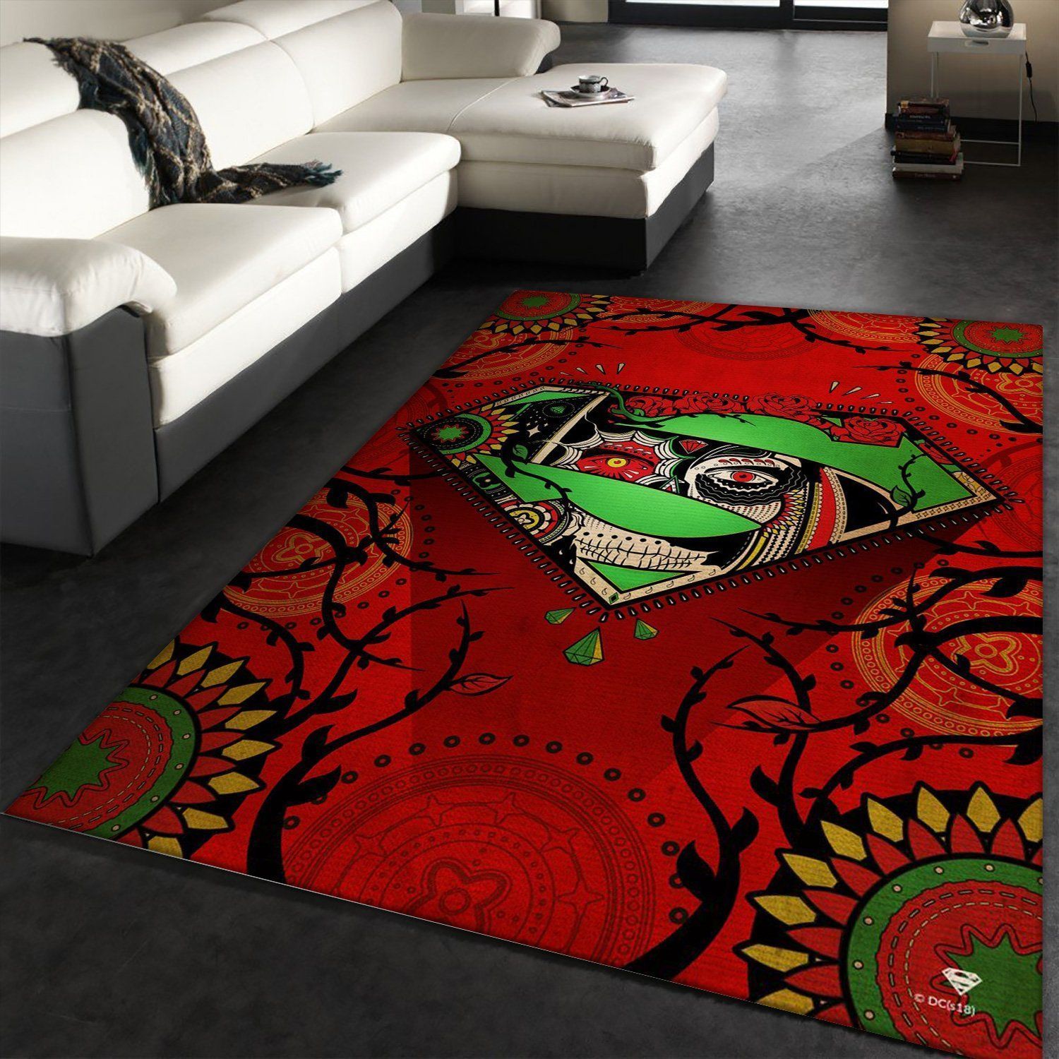 Steel Death Area Rug Carpet