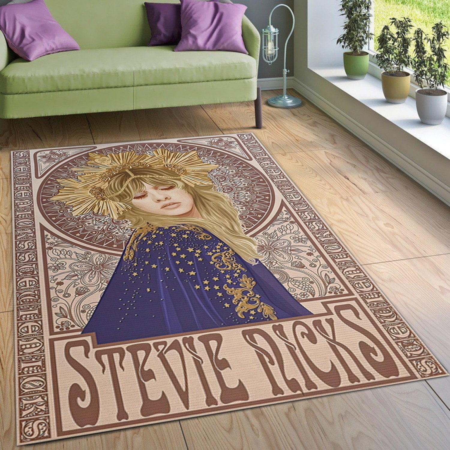 Stevie Nicks Area Rug Carpet Living Room Rug Floor Decor