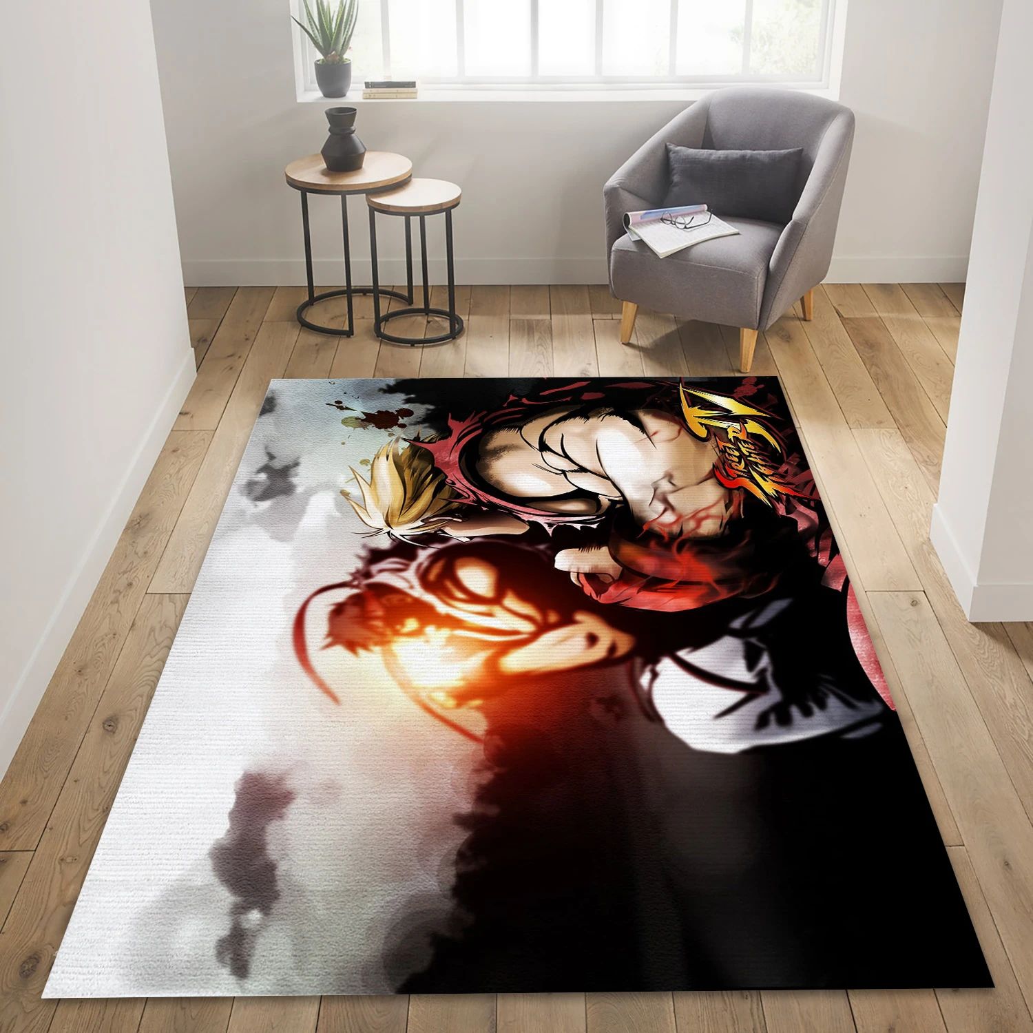 Street Fighter Video Game Area Rug For Christmas