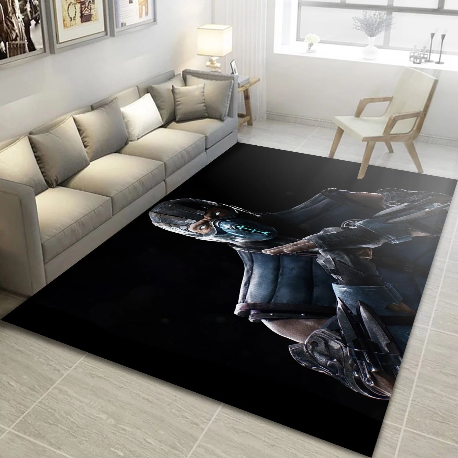 Sub Zero Video Game Reangle Rug