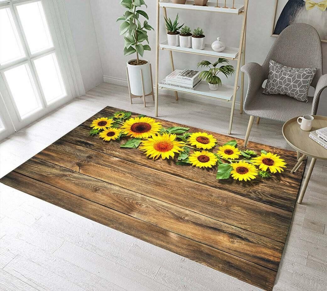 Sunflower Rug - Indoor Outdoor Rugs