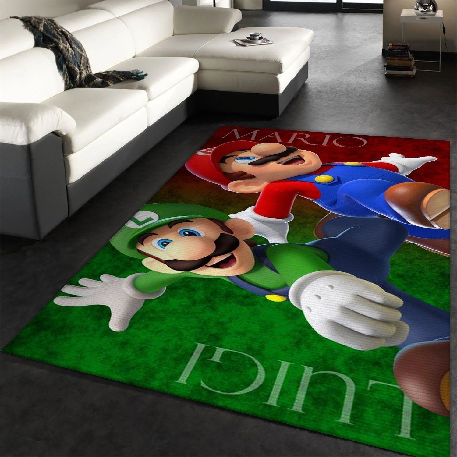 Super Mario Bros Area Rugs Living Room Carpet FN281138 Christmas Gift Floor Decor The US Decor - Indoor Outdoor Rugs