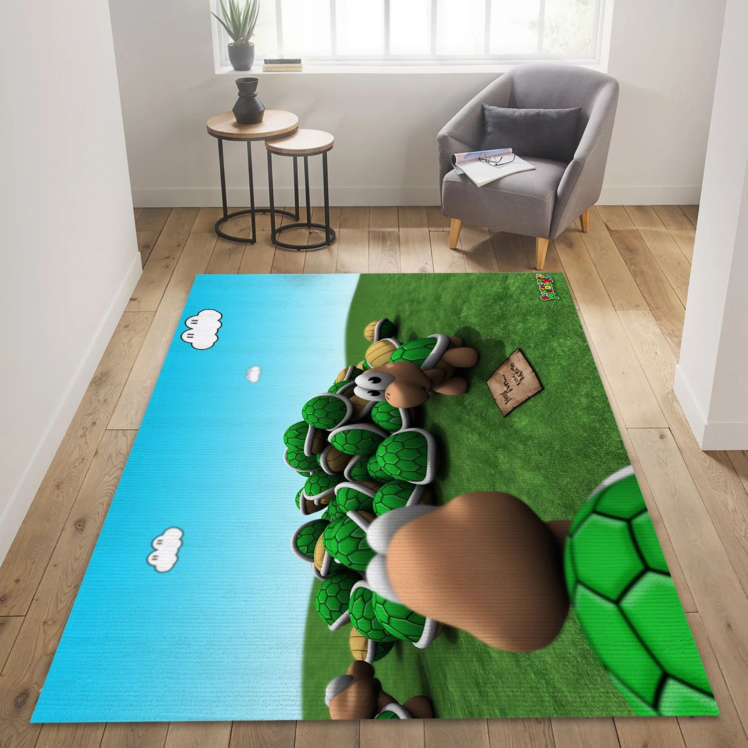 Super Mario Bros Gaming Area Rug, Area Rug - Home Decor Floor Decor - Indoor Outdoor Rugs