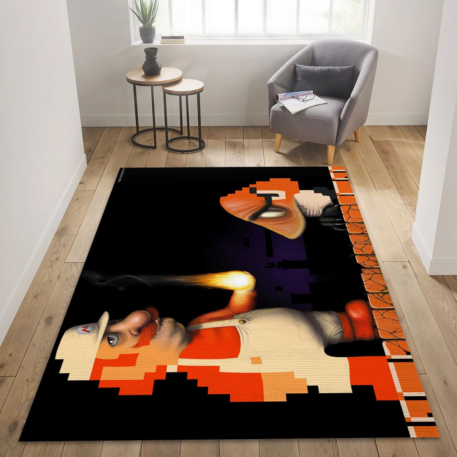 Super Mario Bros Video Game Area Rug For Christmas