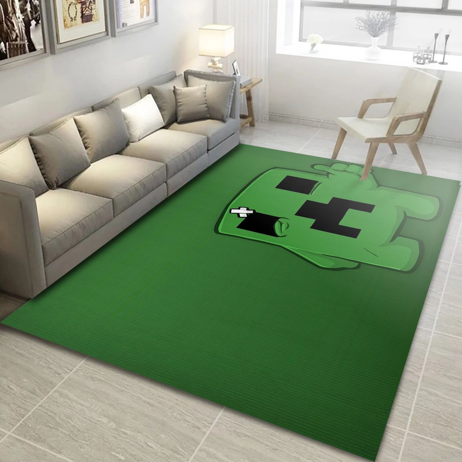 Super Meat Boy Creeper Game Area Rug Carpet