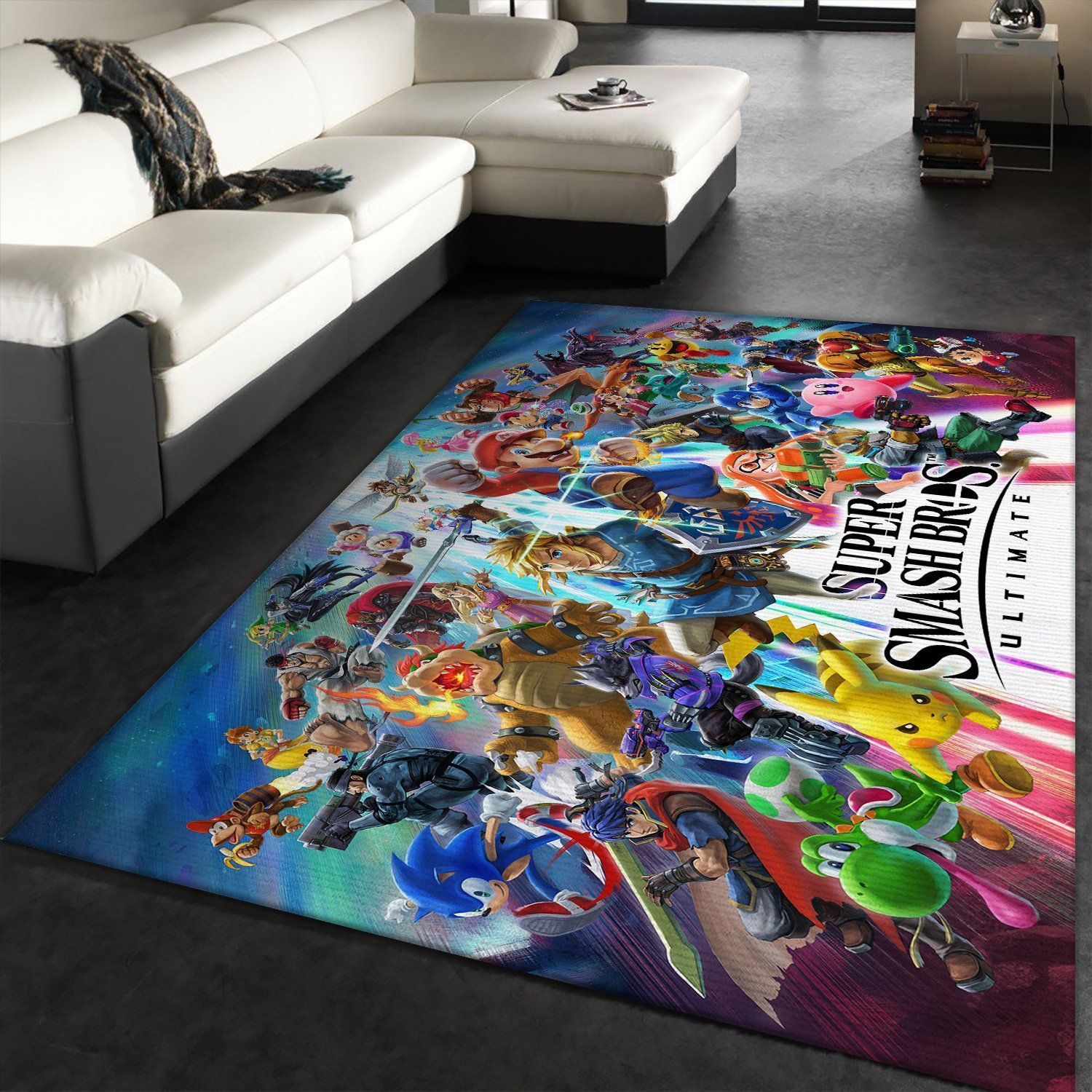 Super Smash Bros Ultimate Area Rugs Living Room Carpet FN261110 Christmas Gift Floor Decor The US Decor - Indoor Outdoor Rugs