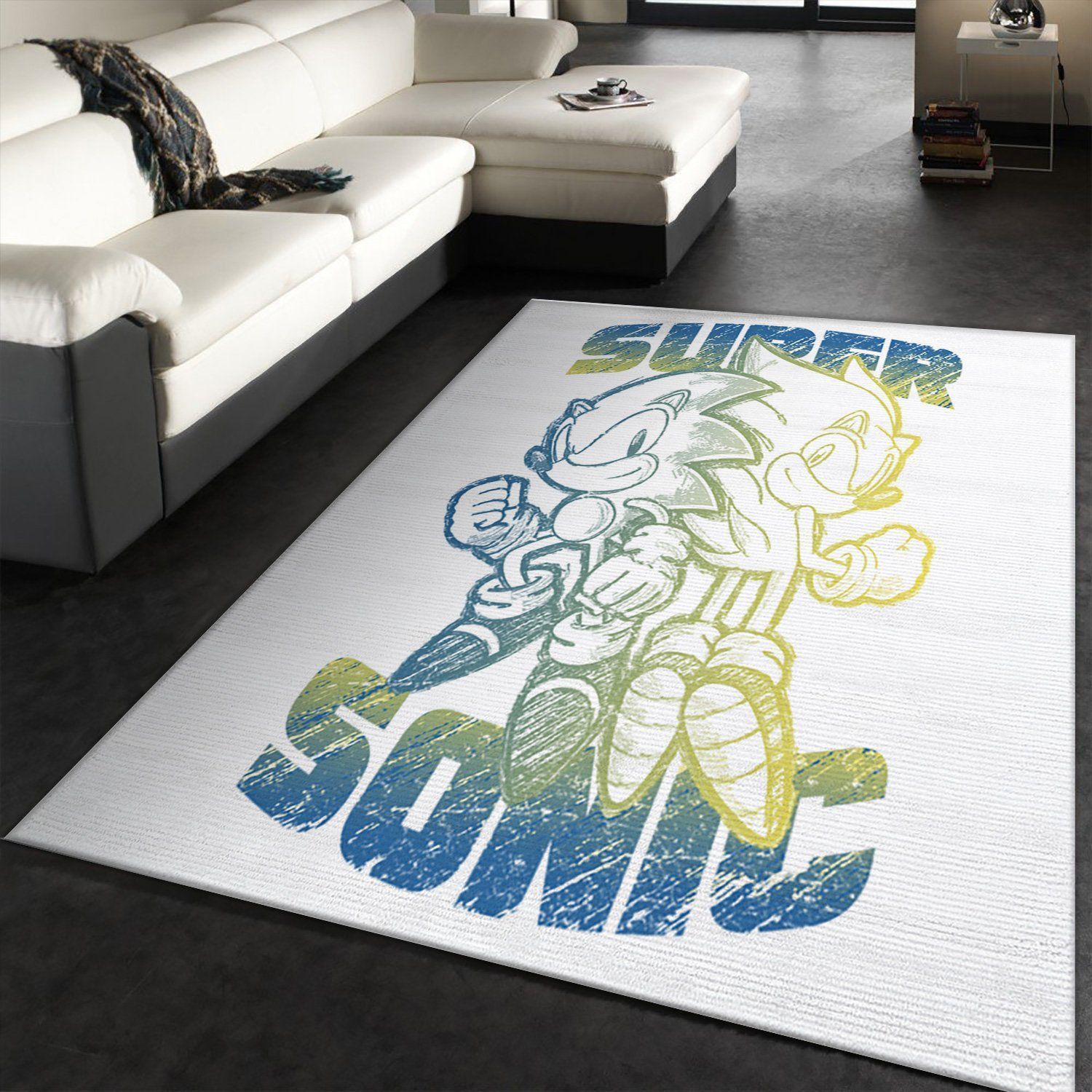 Super Sonic Area Rug For Christmas