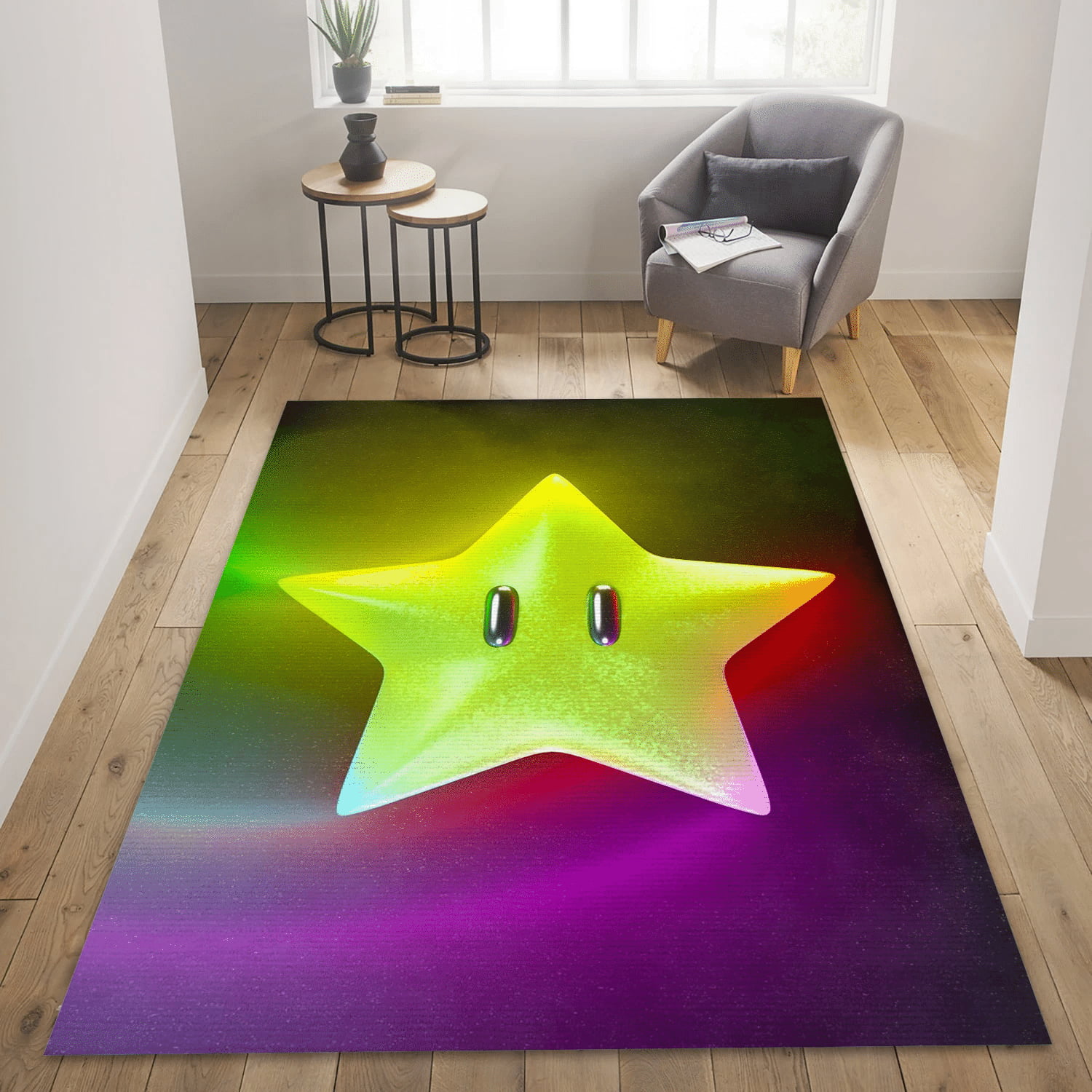 Super Star Area Rug For Christmas